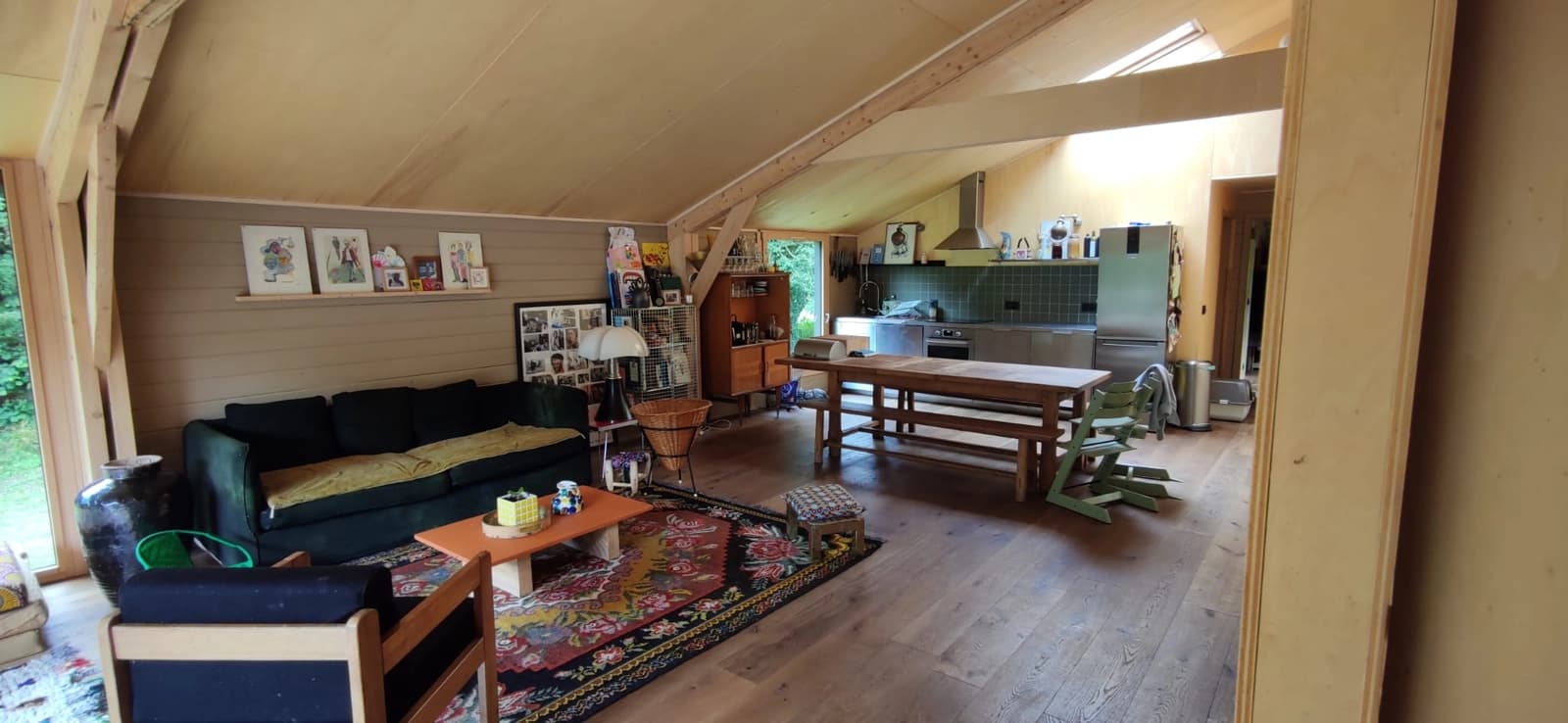 Salon dans Campagne normande: chalet contemporain et apaisant - 0