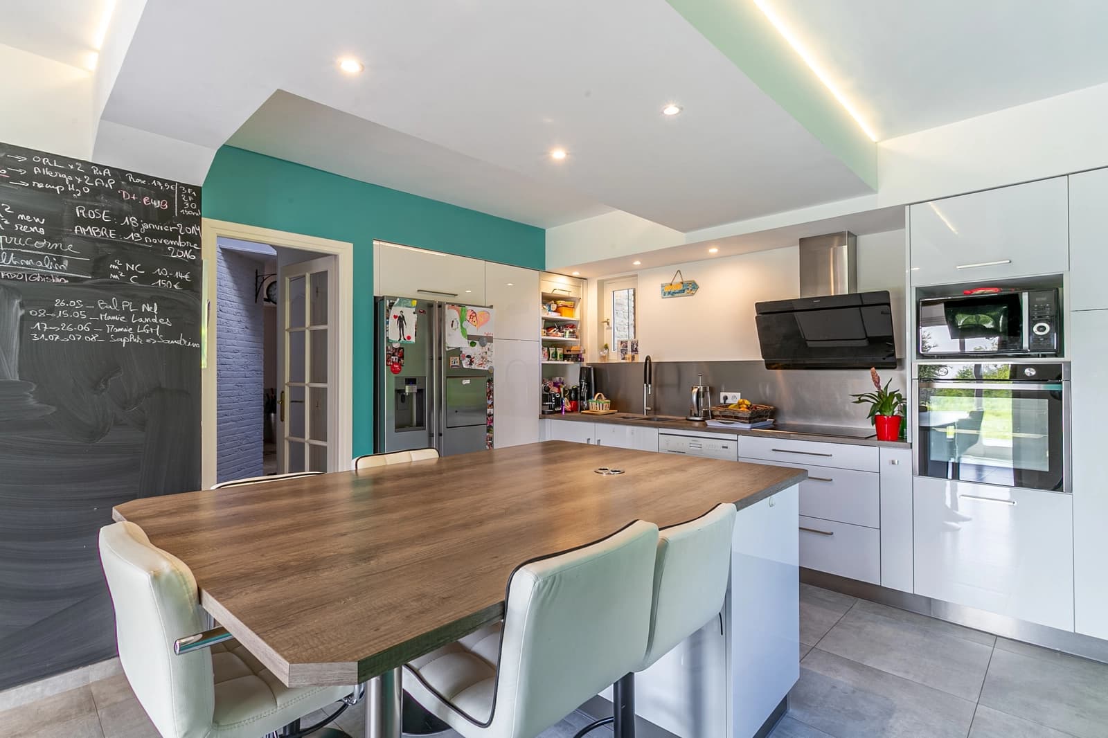 Kitchen in Renovated traditional house facing south, not overlooked - 1