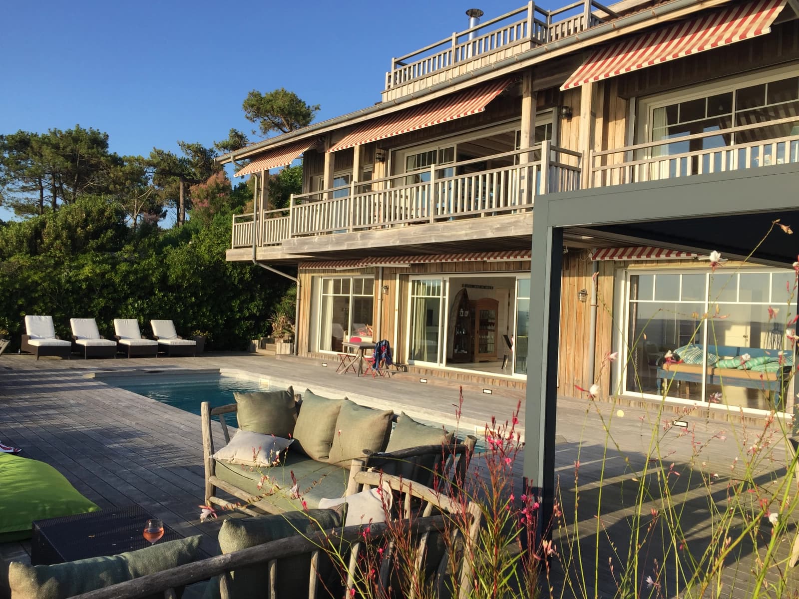 Salle de réunion dans Pyla-sur-Mer: villa avec vue imprenable sur l'océan - 1