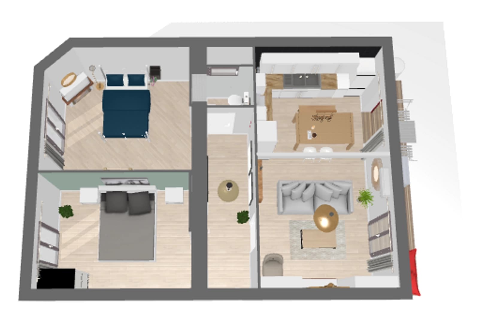 Space Charming, quiet apartment - 4