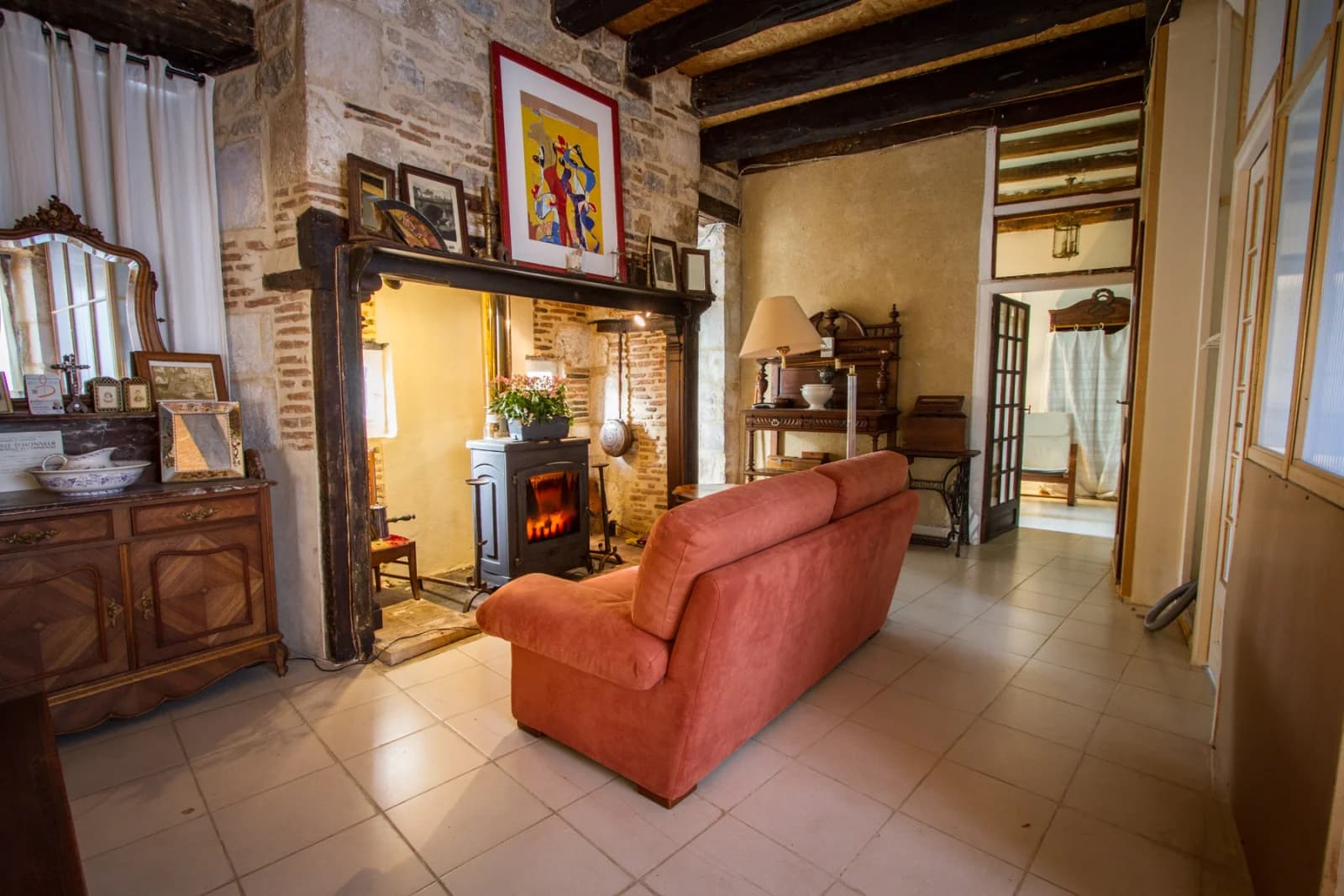 Salon dans Prieuré du XIIe siècle, un joyau près de Rocamadour - 0