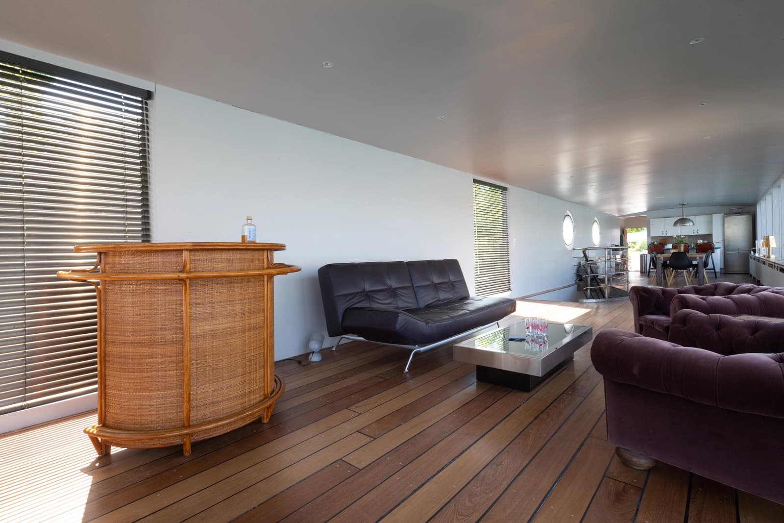 Living room in A loft on the water - 1