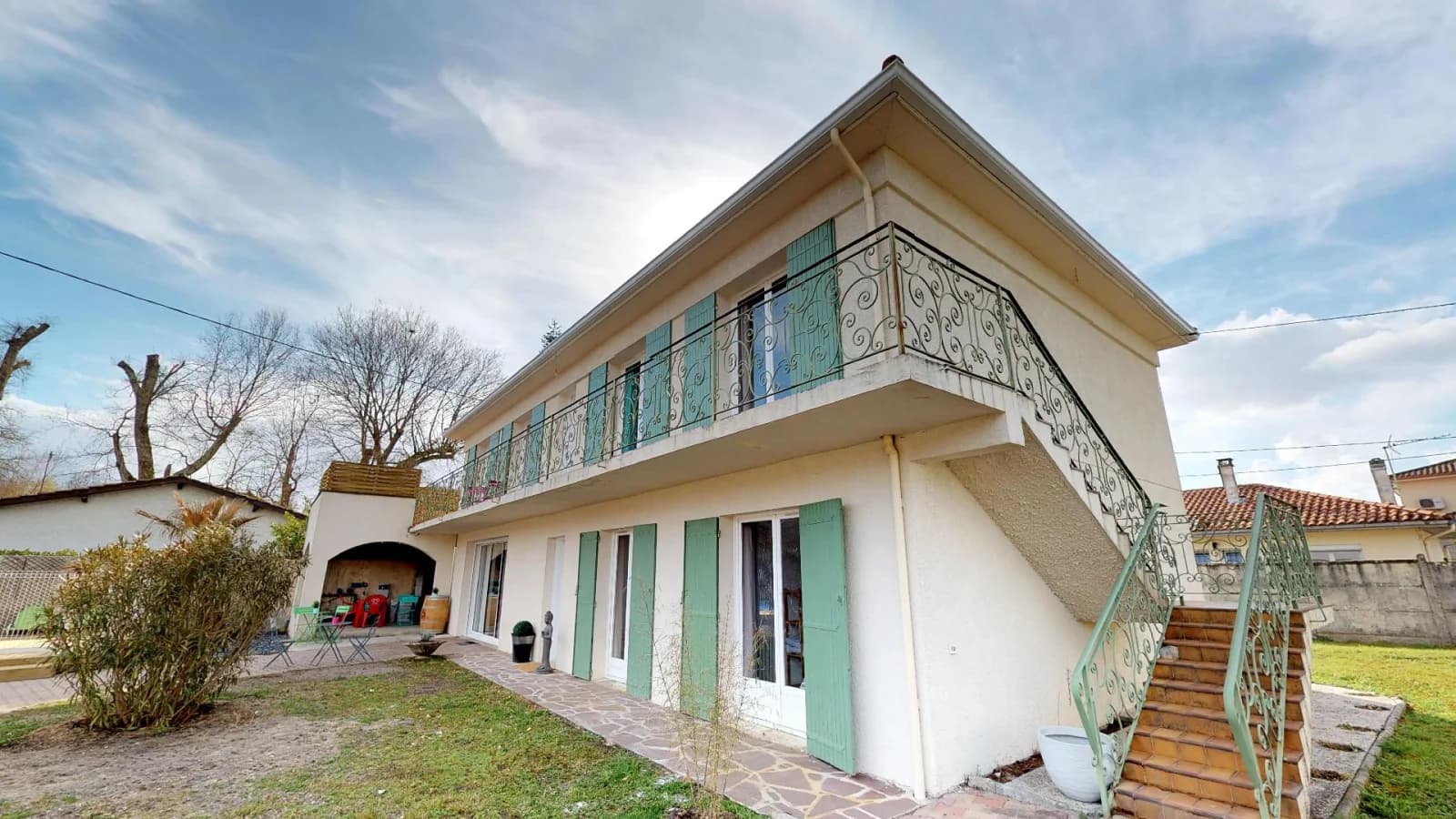 Salle de réunion dans Maison de charme authentique avec sa piscine privée - 1