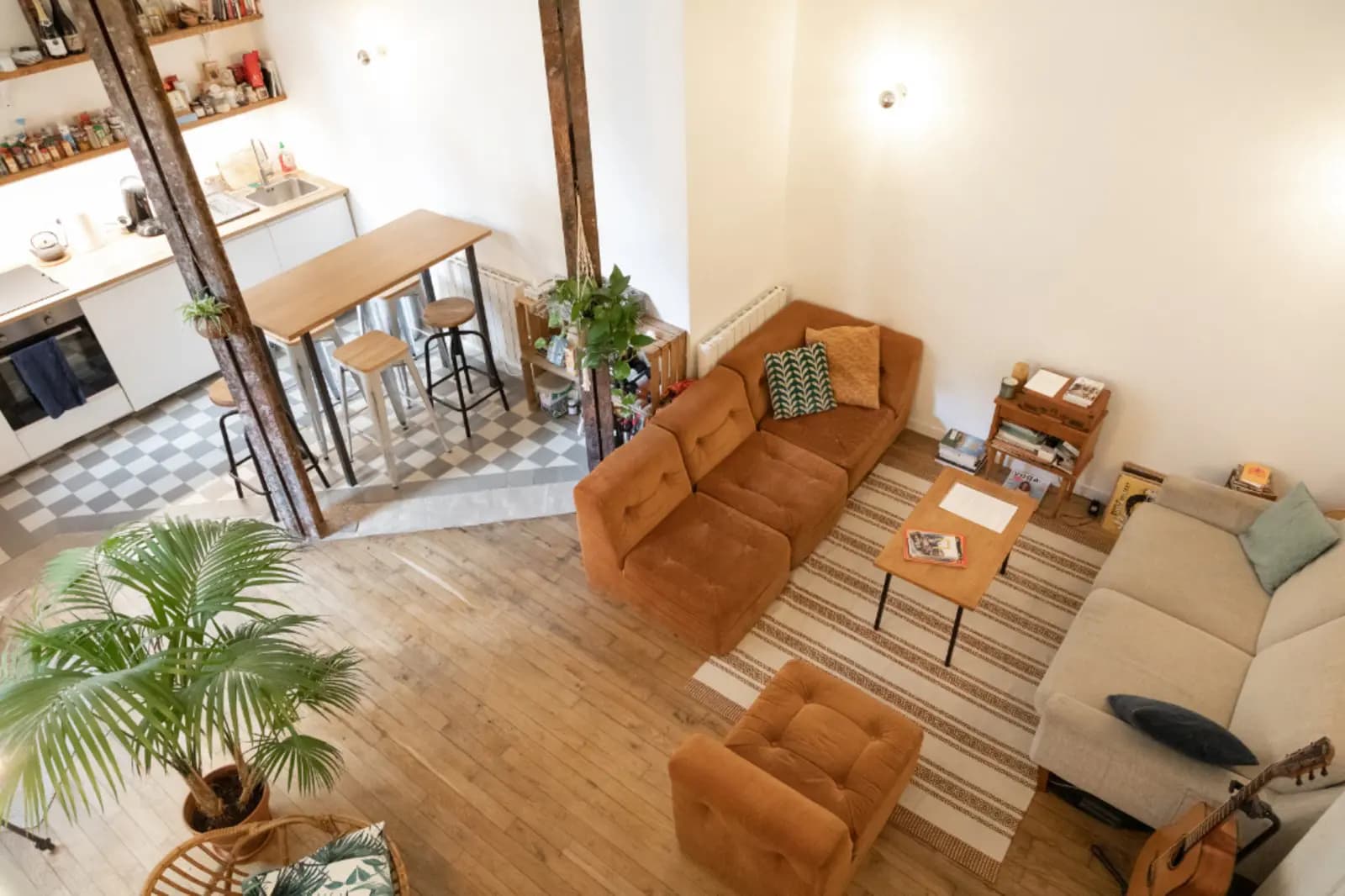 Living room in Le loft du canal - 1