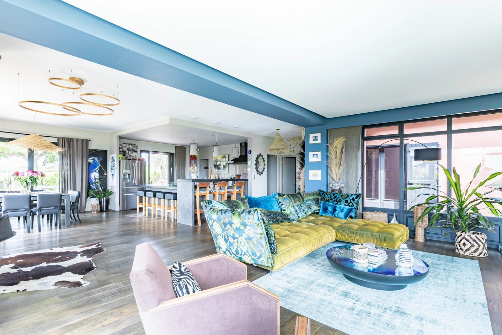 Meeting room in Pleasant house with grounds, swimming pool, petanque area - 1