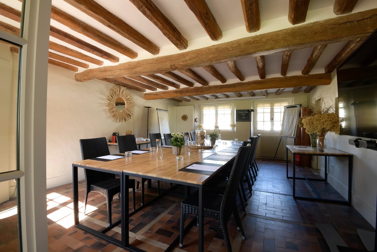 Salle de réunion dans Longère tout équipée au coeur d'une forêt paisible - 1