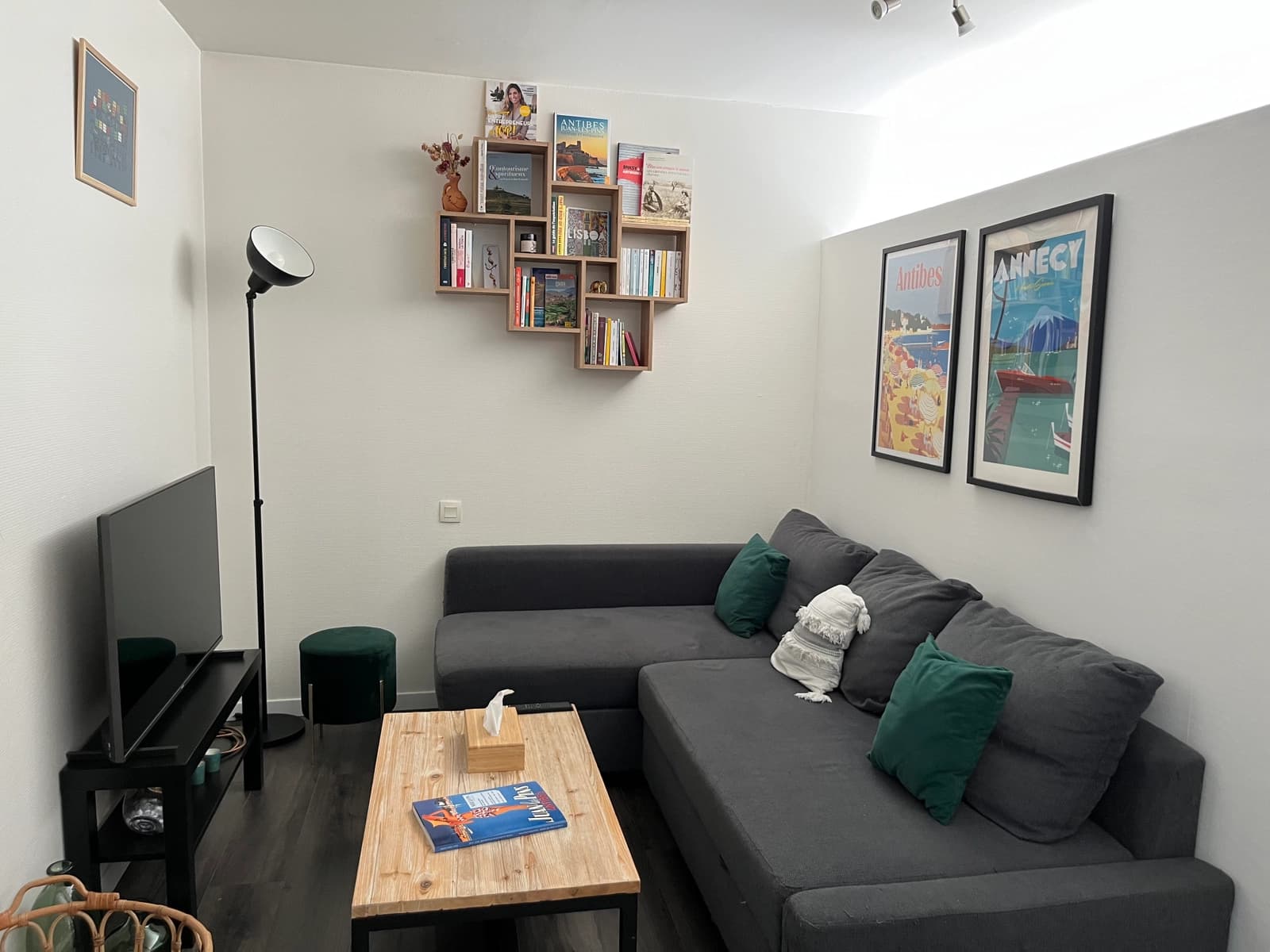 Salon dans Graslin (10min): appartement cosy dans un calme absolu - 0