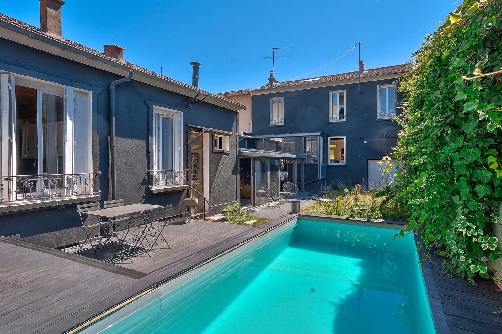 Salle de réunion dans Loft avec piscine, jardin d'hiver et vaste terrasse - 1