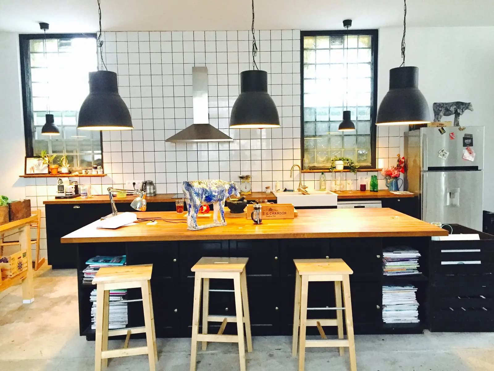 Cuisine dans Le loft Hygge Scandinave: douceur de vivre assurée - 1