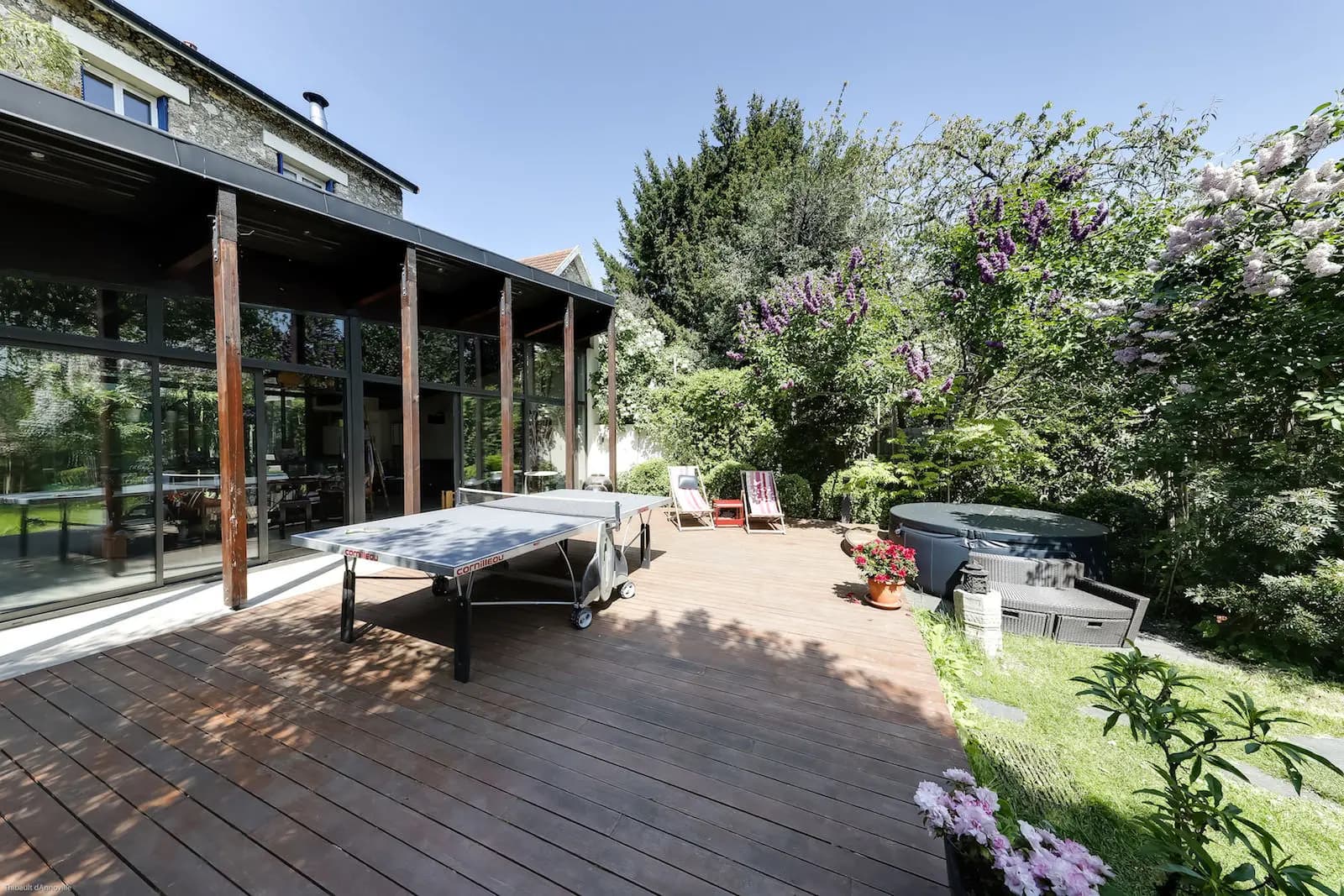 Salle de réunion dans Loft d'architecte, terrasse et jardin écologique - 1