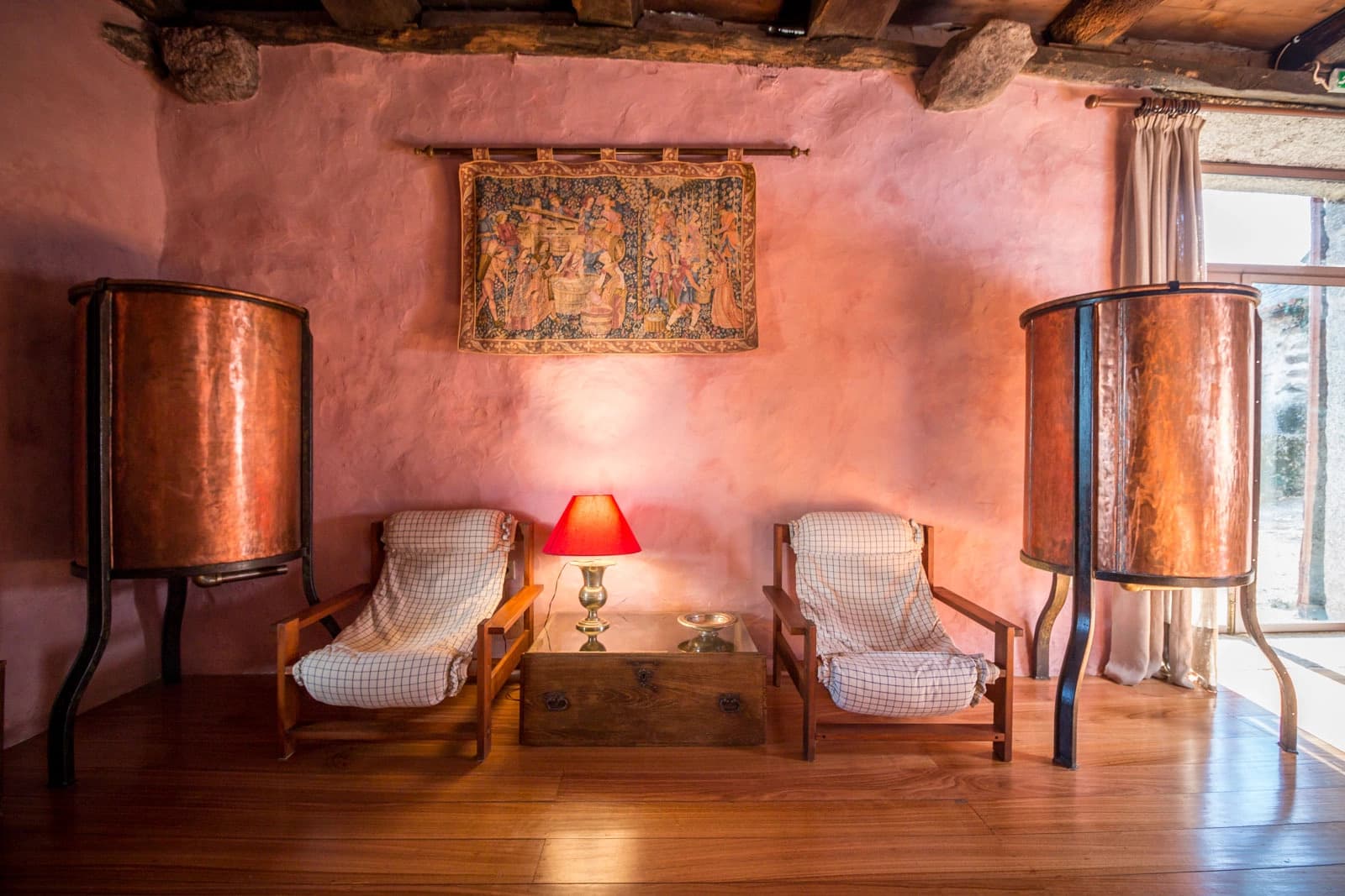 Living room in Old farm where work meets rural way of living - 1