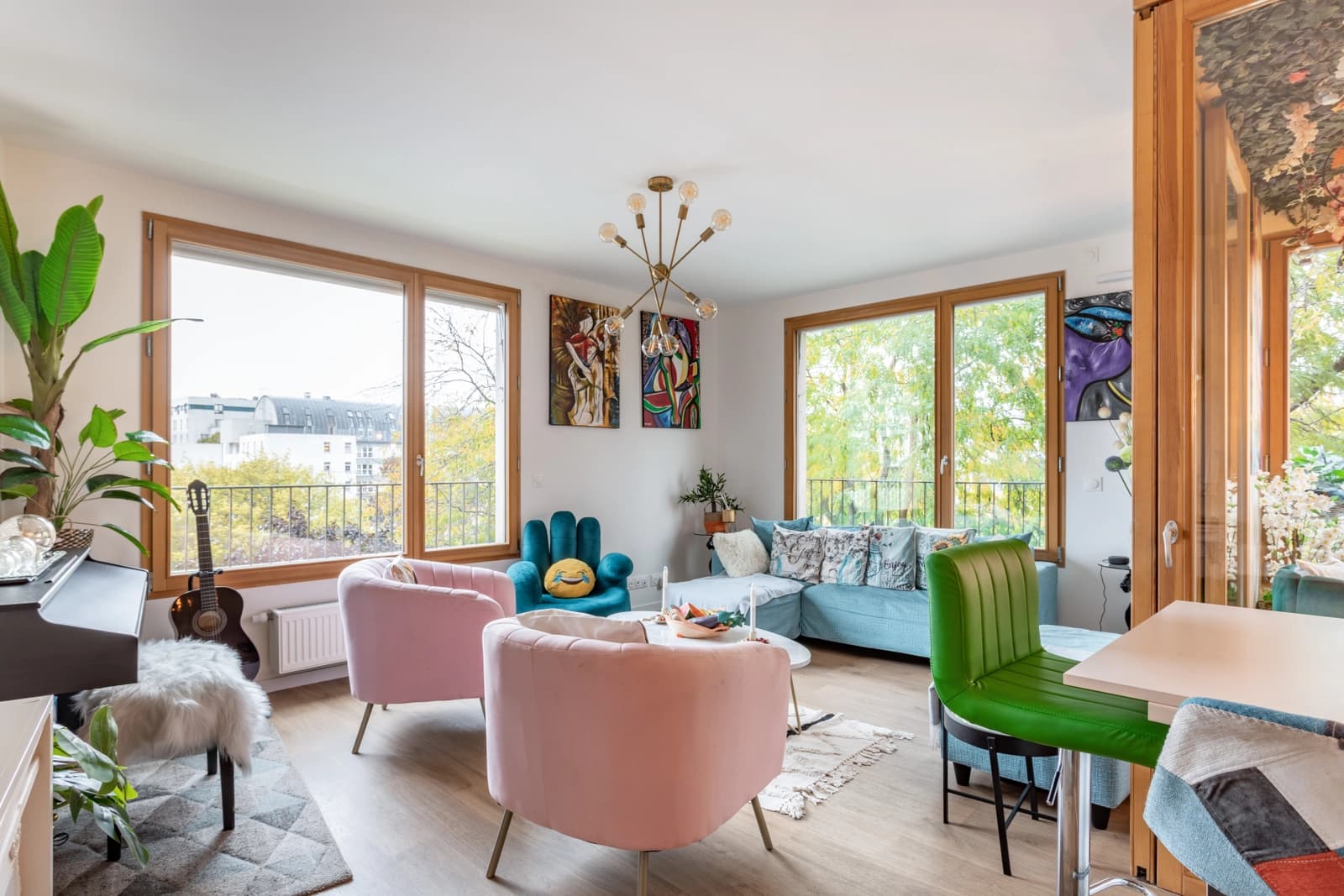 Salle de réunion dans Loft clair et son jardin d'hiver, une oasis de verdure - 1