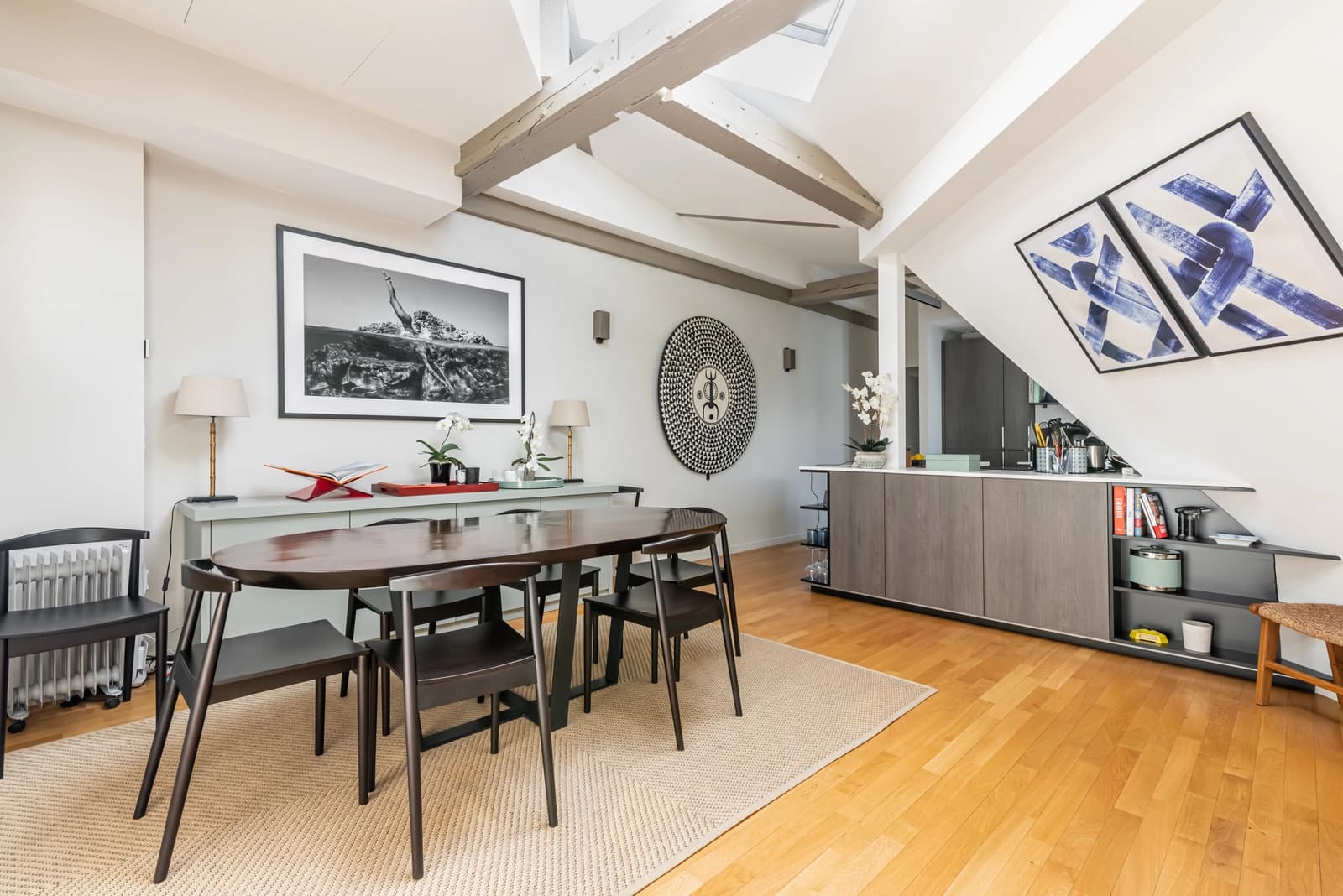 Meeting room in Last floor - Design furniture- Haussmannien - 1