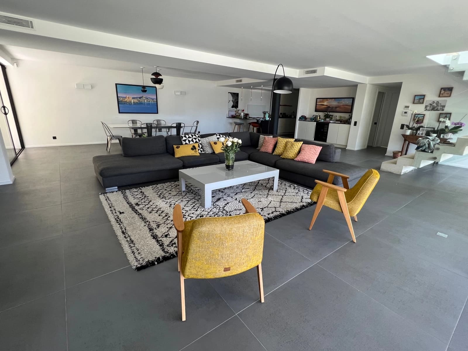 Meeting room in Contemporary house Marseille sea view - 1