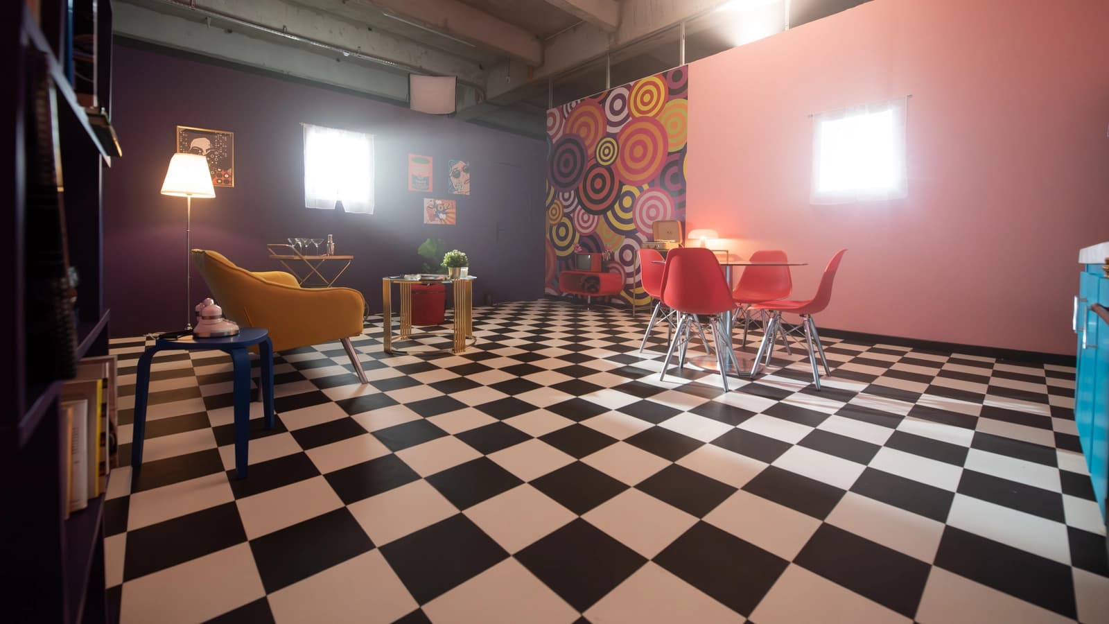 Space Colorful vintage studio apartment - 3