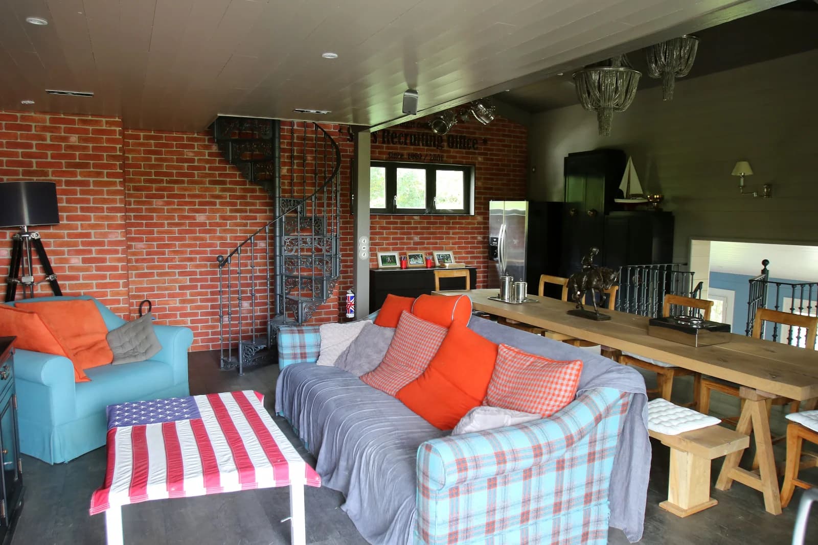 Living room in Loft - Haras des Sens - 1