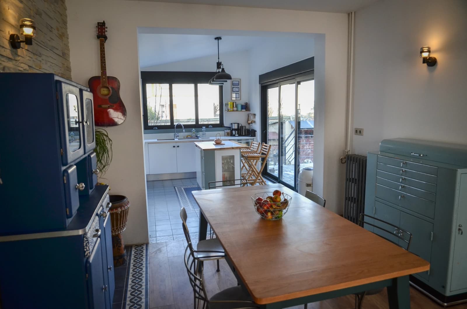 Salle de réunion dans Maison en ossature bois de charme aux portes de Paris - 1