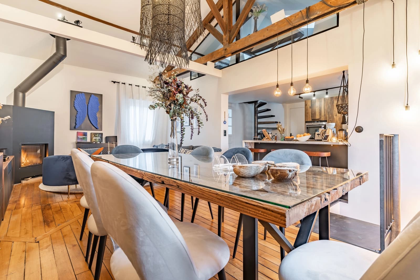 Salle de réunion dans Puteaux historique: duplex de charme au centre ancien - 0