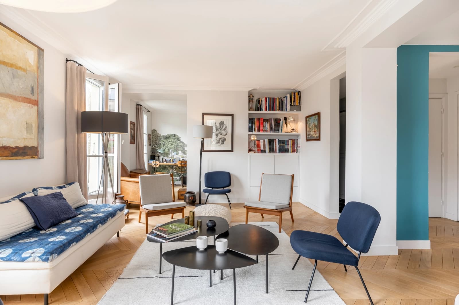 Living room in Cosy, colorful apartment - 1