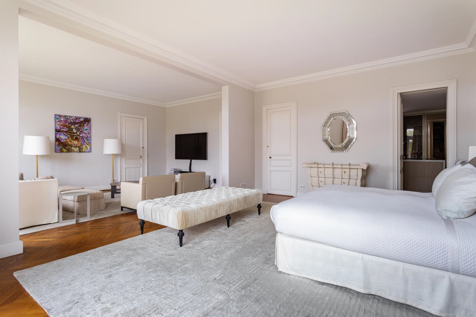 Chambre dans Paris 17e: appartement d'exception, luxe et raffinement - 1