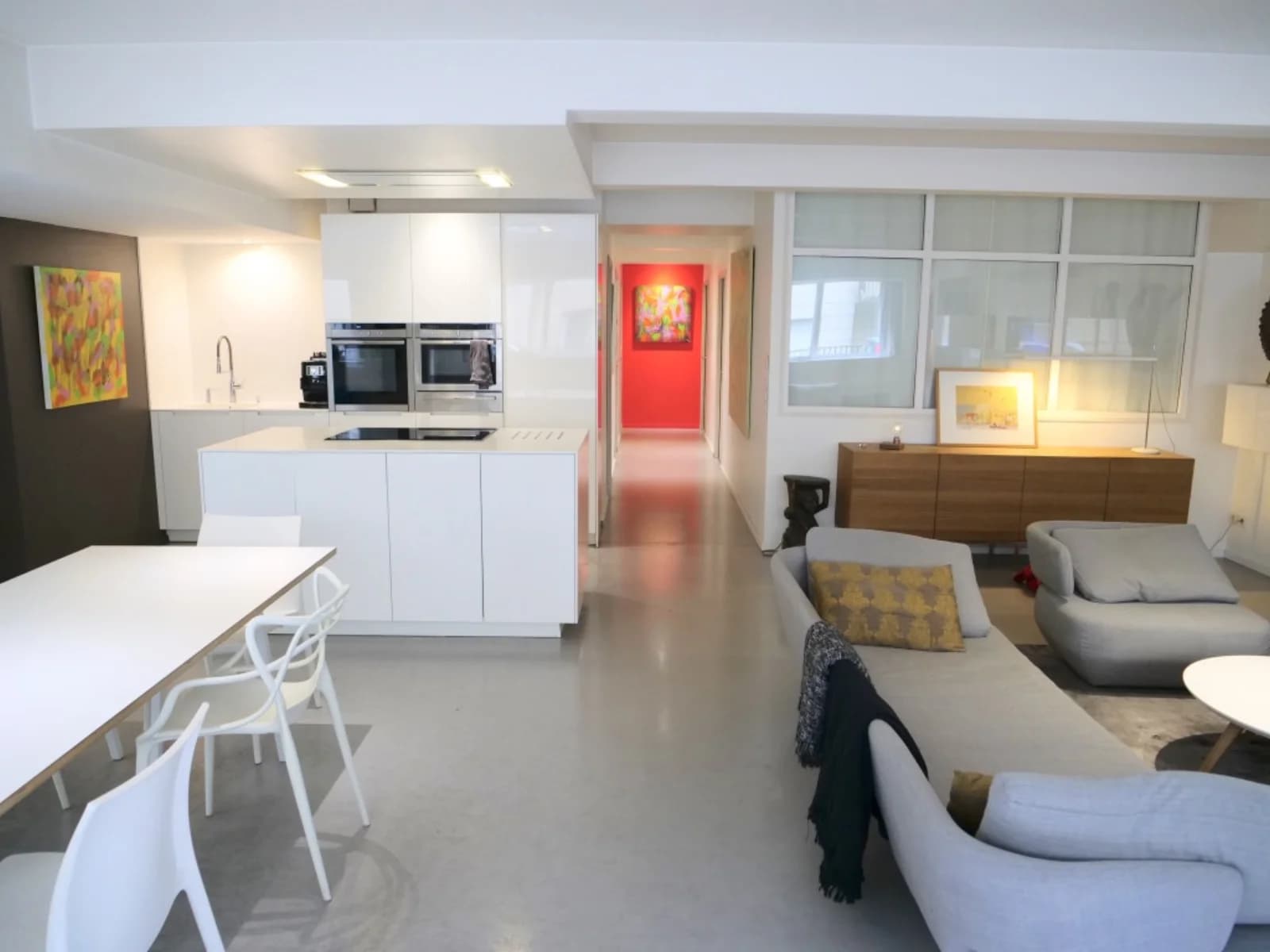 Salle de réunion dans Grand appartement loft (140m²) de charme aux Lilas - 1