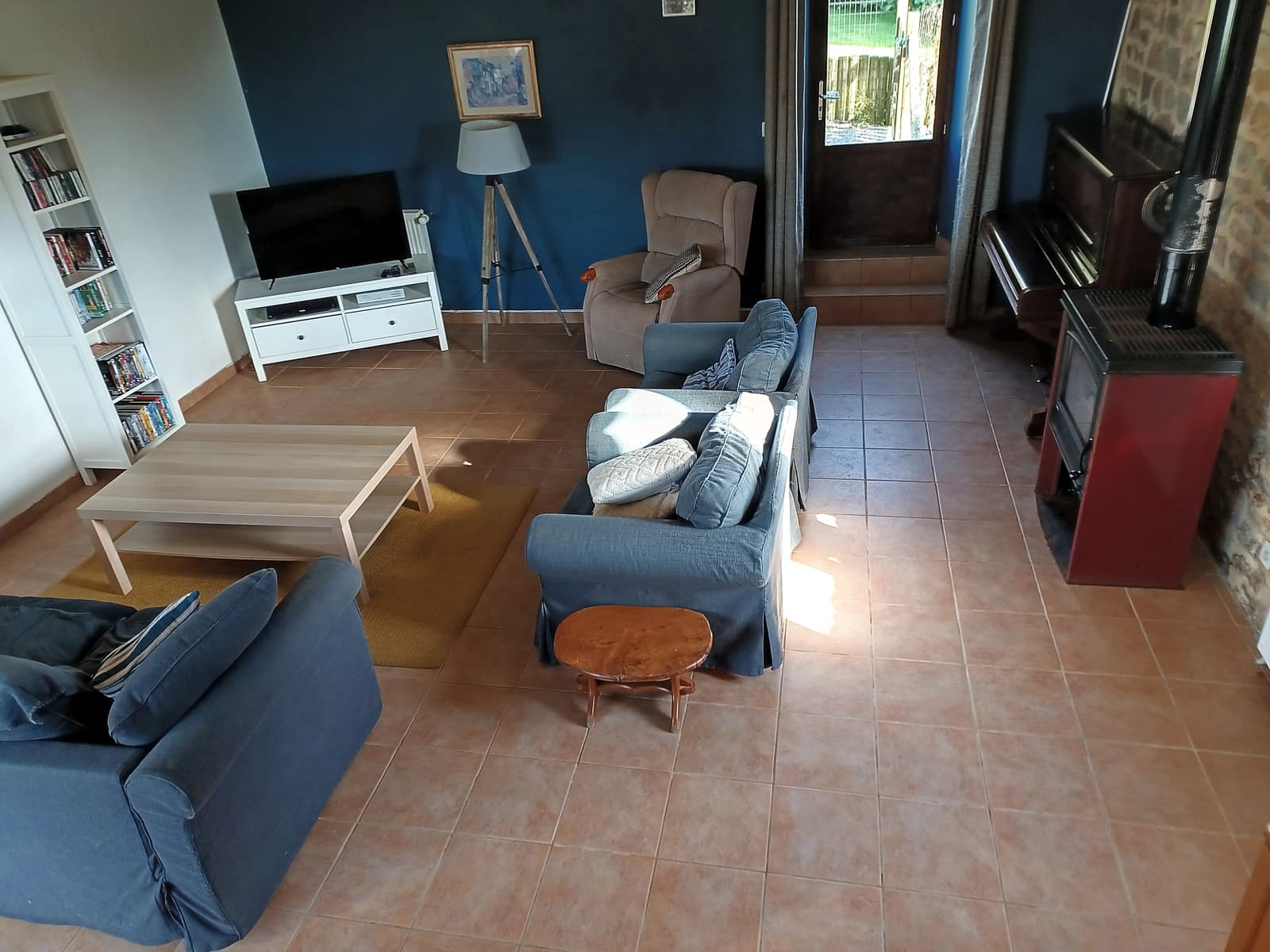 Salon dans Belle demeure de caractère à 35 minutes de Rennes - 1