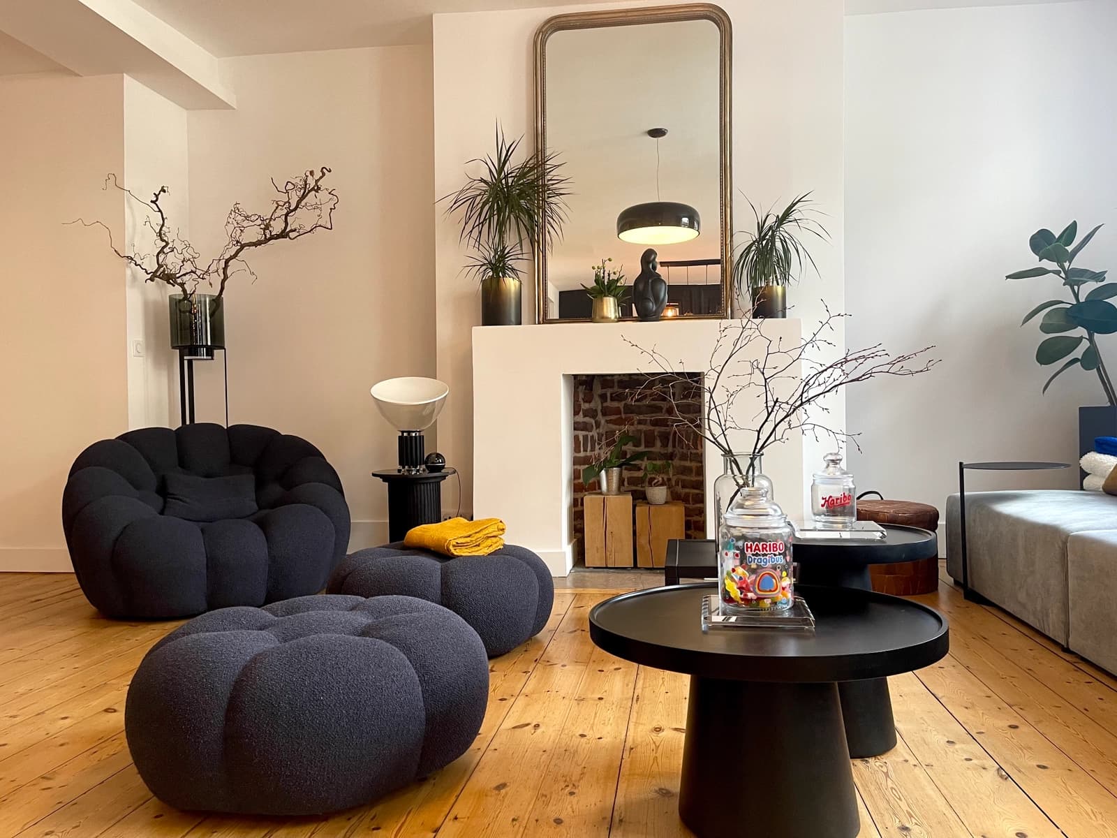 Living room in Cosy apartment in the center of Lille - 1