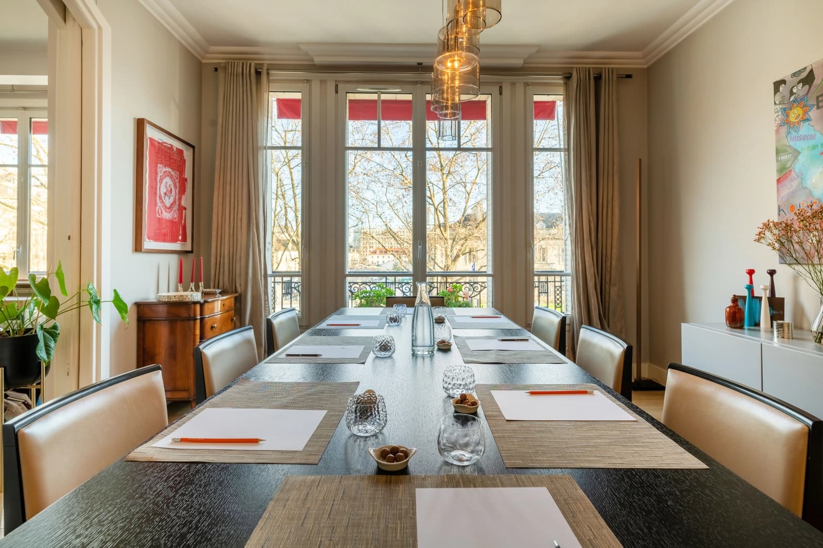 Salle de réunion dans Appartement accueillant près de l'École Militaire - 1