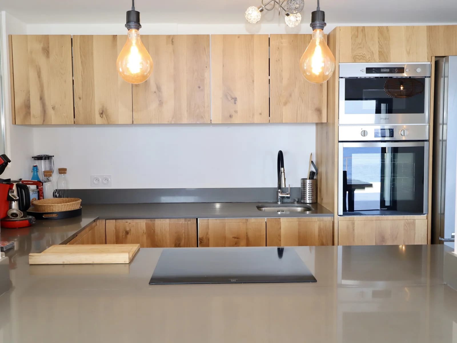 Cuisine dans Villa avec vue mer, grande terrasse et piscine privée - 1