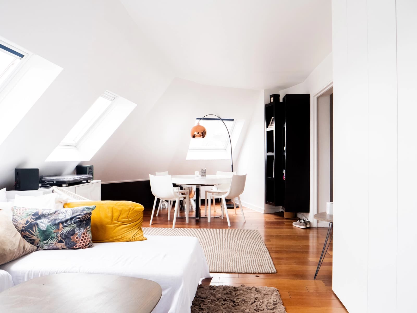Salon dans Appartement parisien avec un panorama exceptionnel - 0