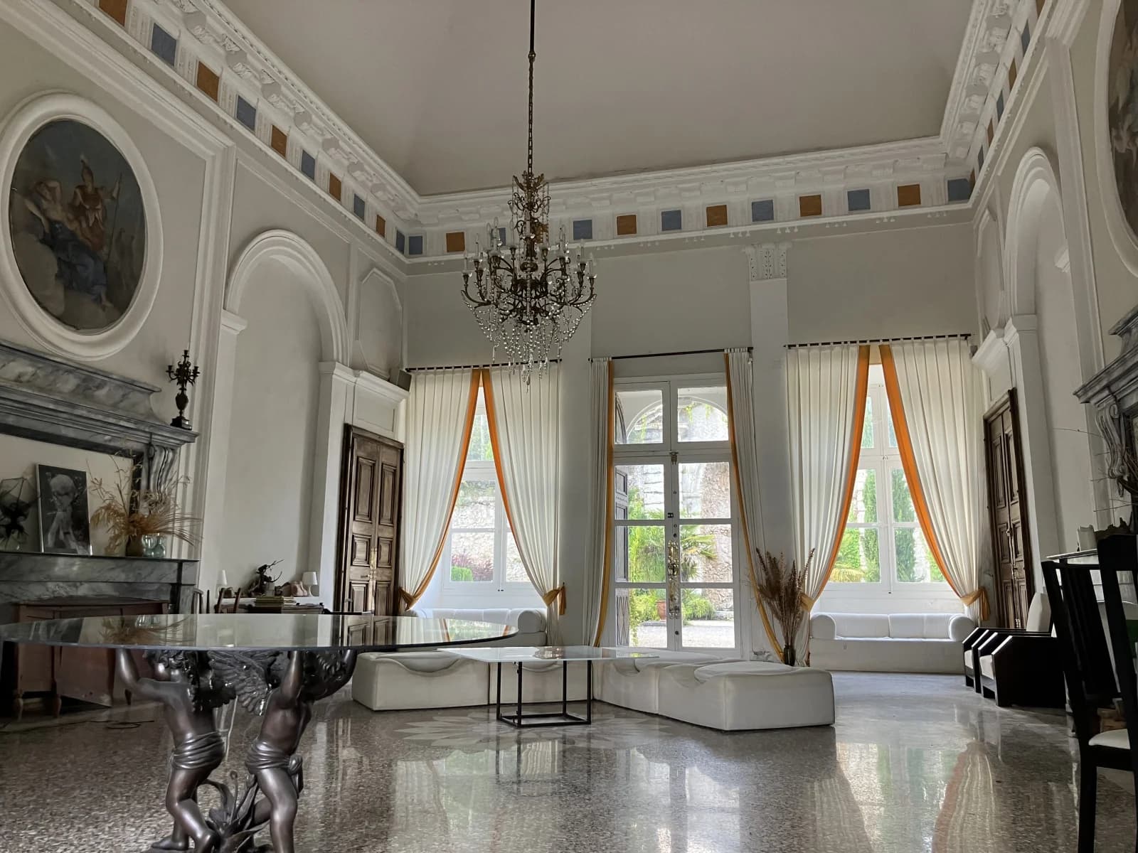 Grand salon of the château