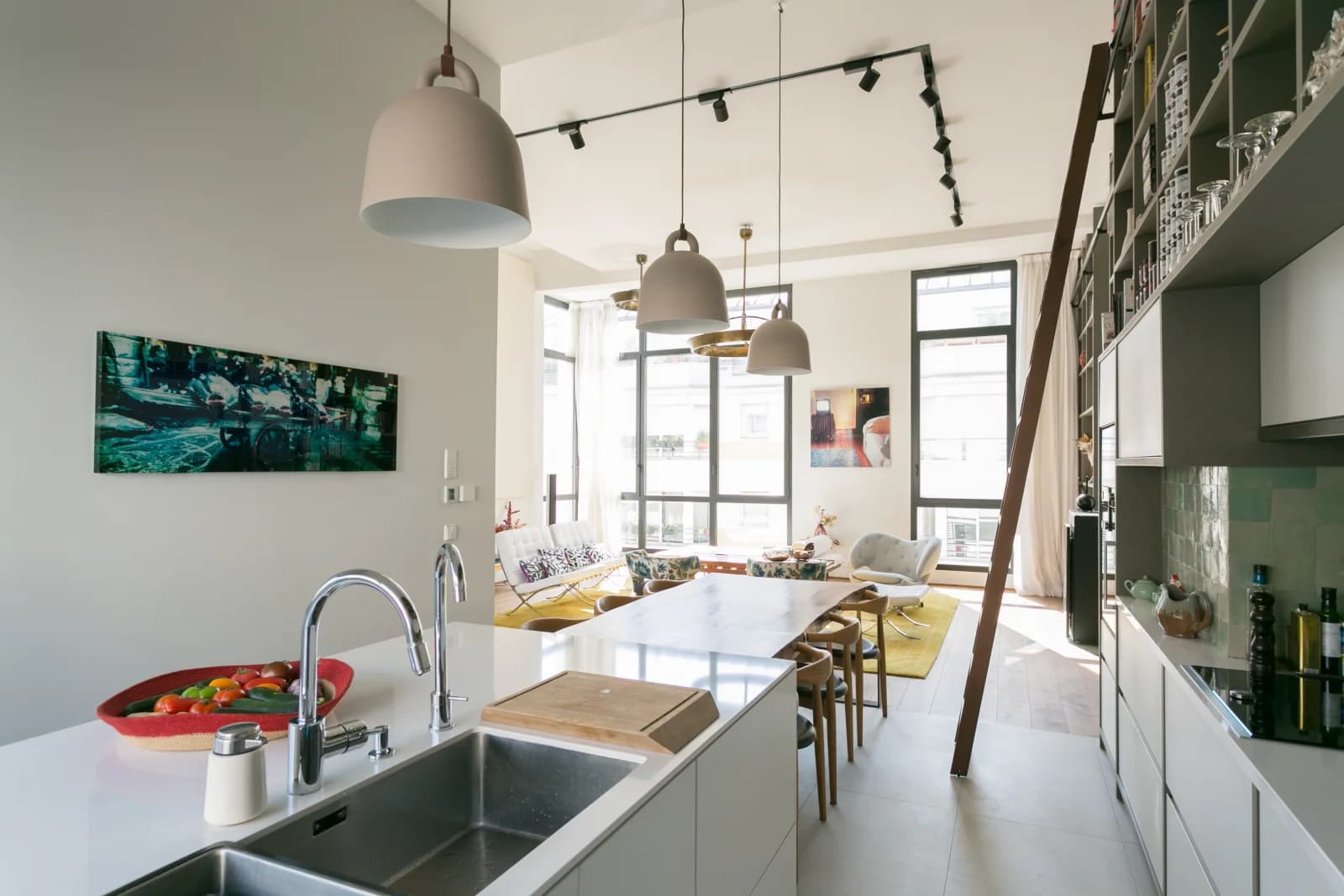 Maison d'architecte avec rooftop et vue Tour Eiffel