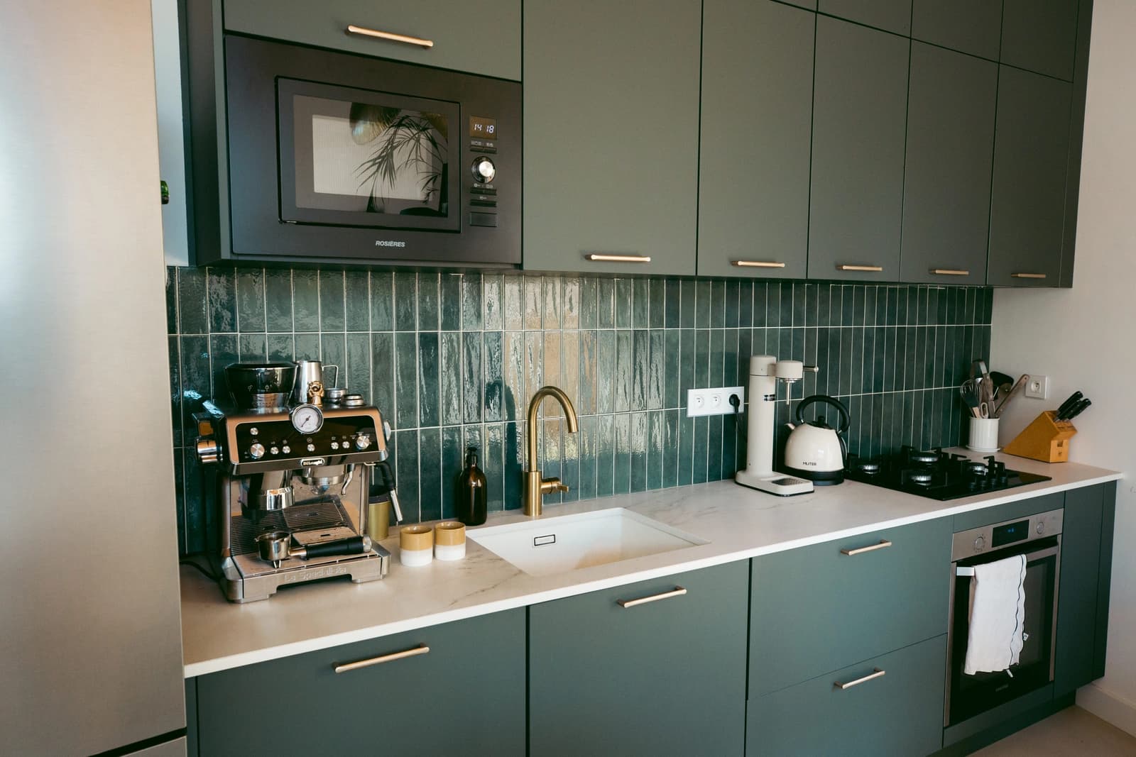 Kitchen in Atypical architect-designed house in the pines - 1