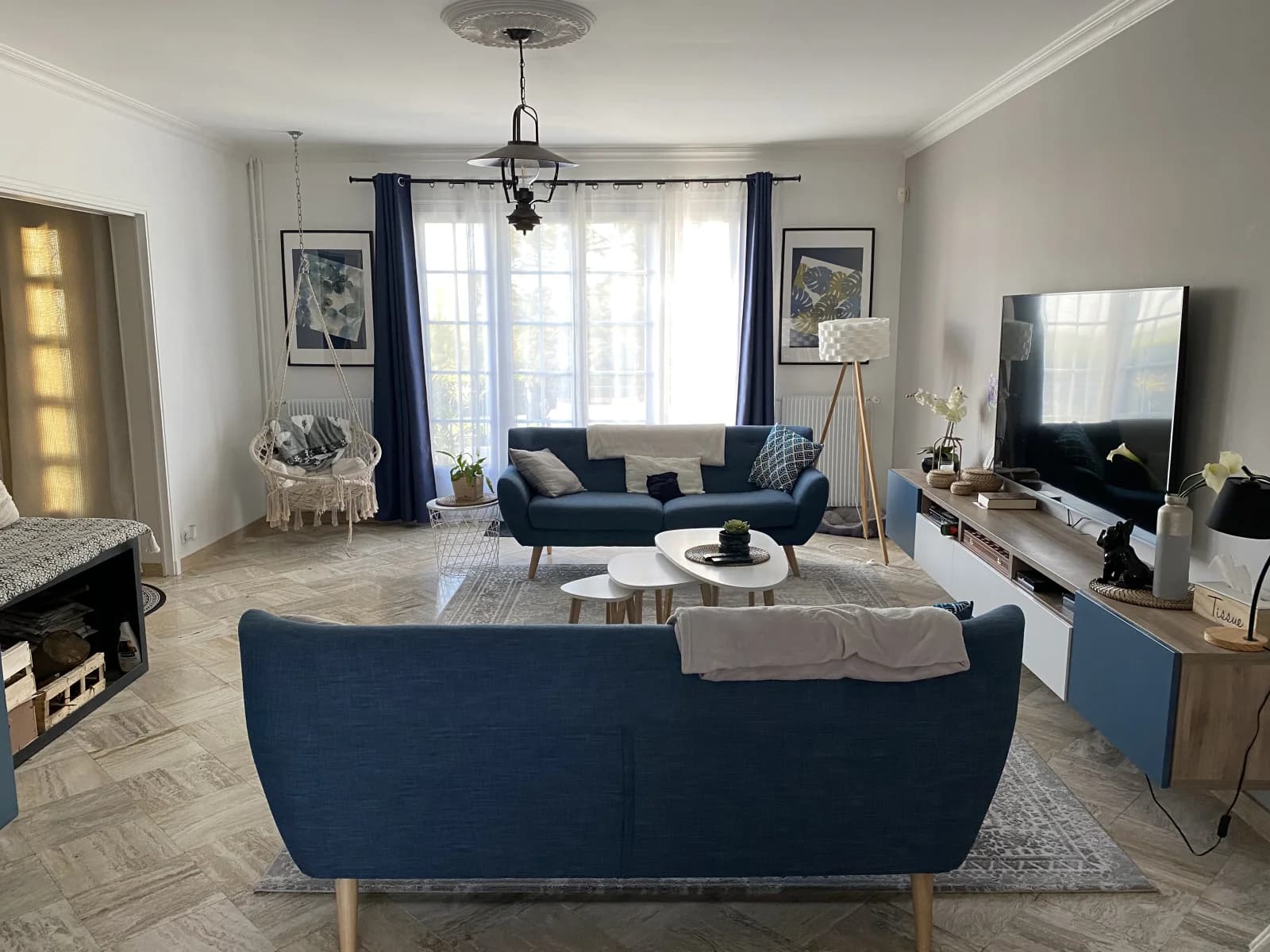 Living room in House with swimming pool & pétanque court - 1