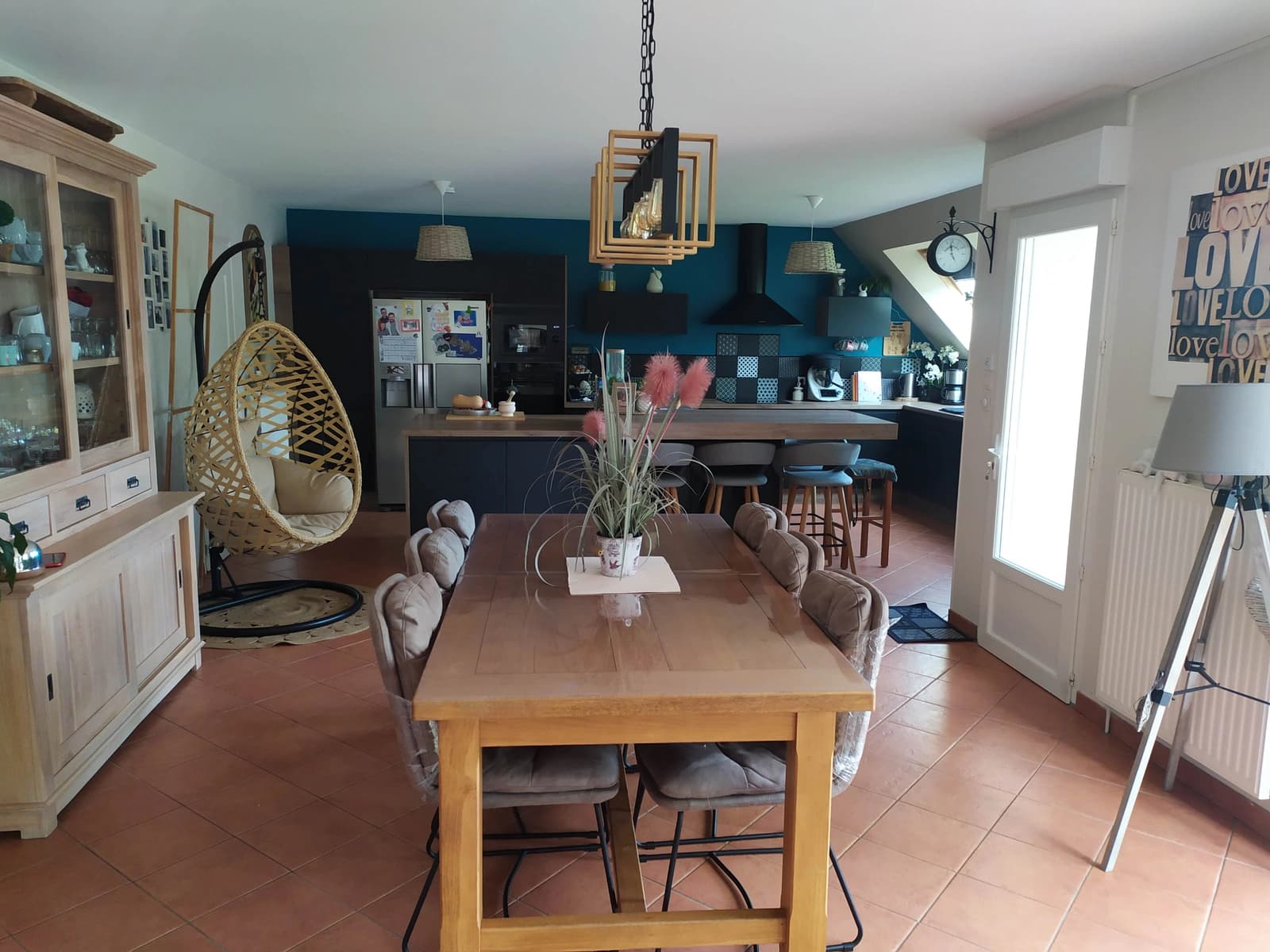 Salle de réunion dans Espace de vie spacieux et convivial de 85m² - 1