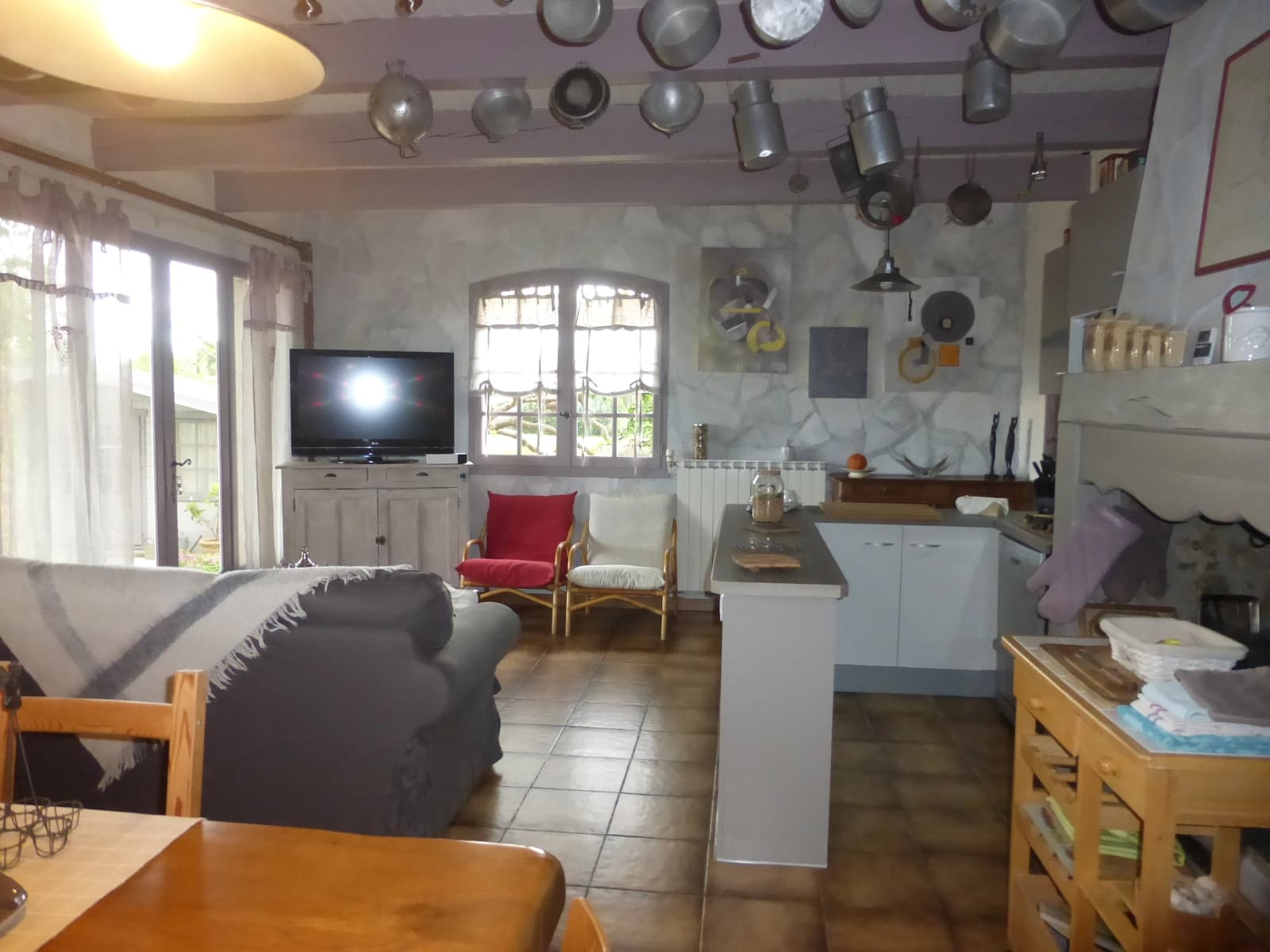 Salle de réunion dans Charme bucolique d'un appartement à la campagne - 1