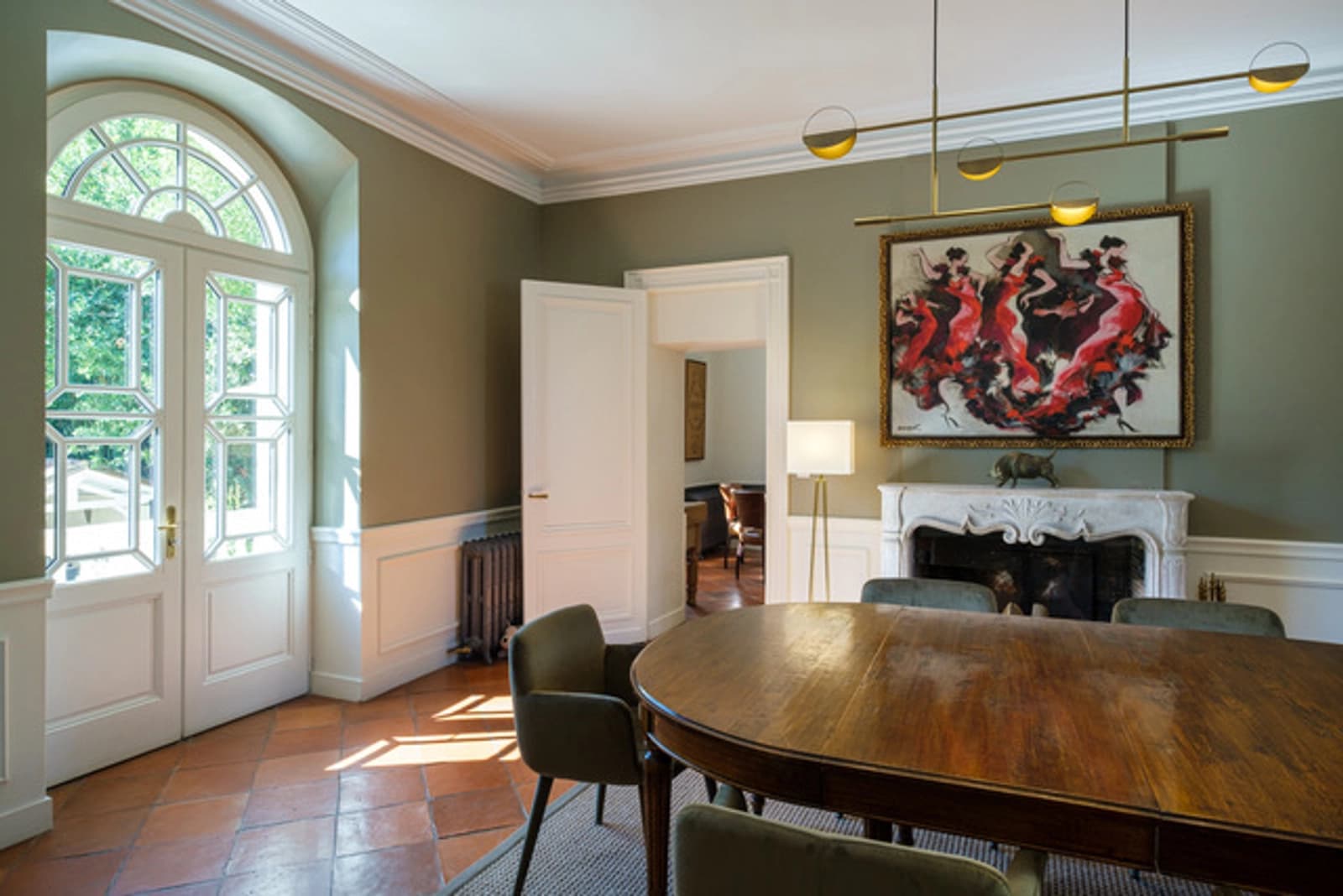 Salle de réunion dans Maison familiale en pierres au charme authentique - 1
