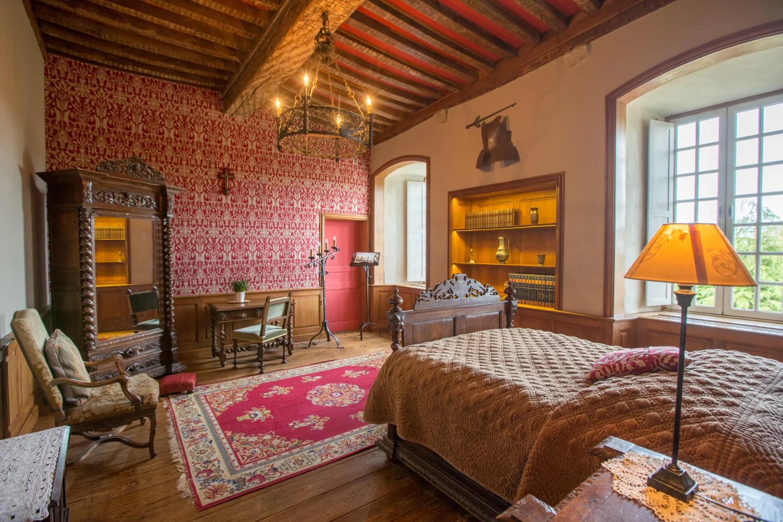 Bedroom in Château d'Equilly (Granville) - 1