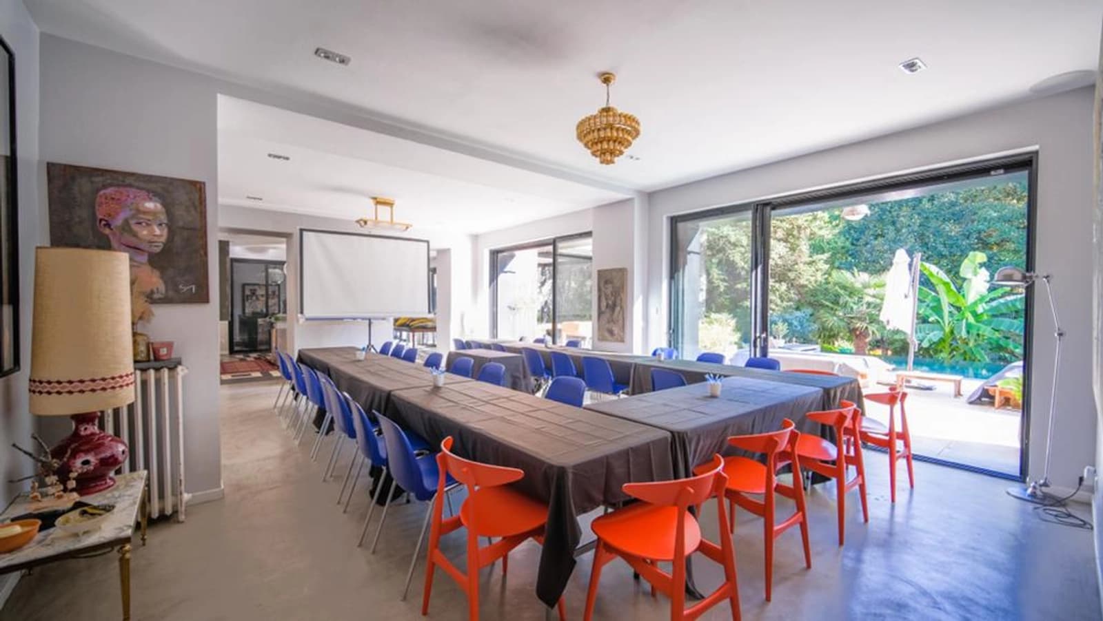 Salle de réunion dans Villa d'exception esprit Bali, à 18km de Paris - 1
