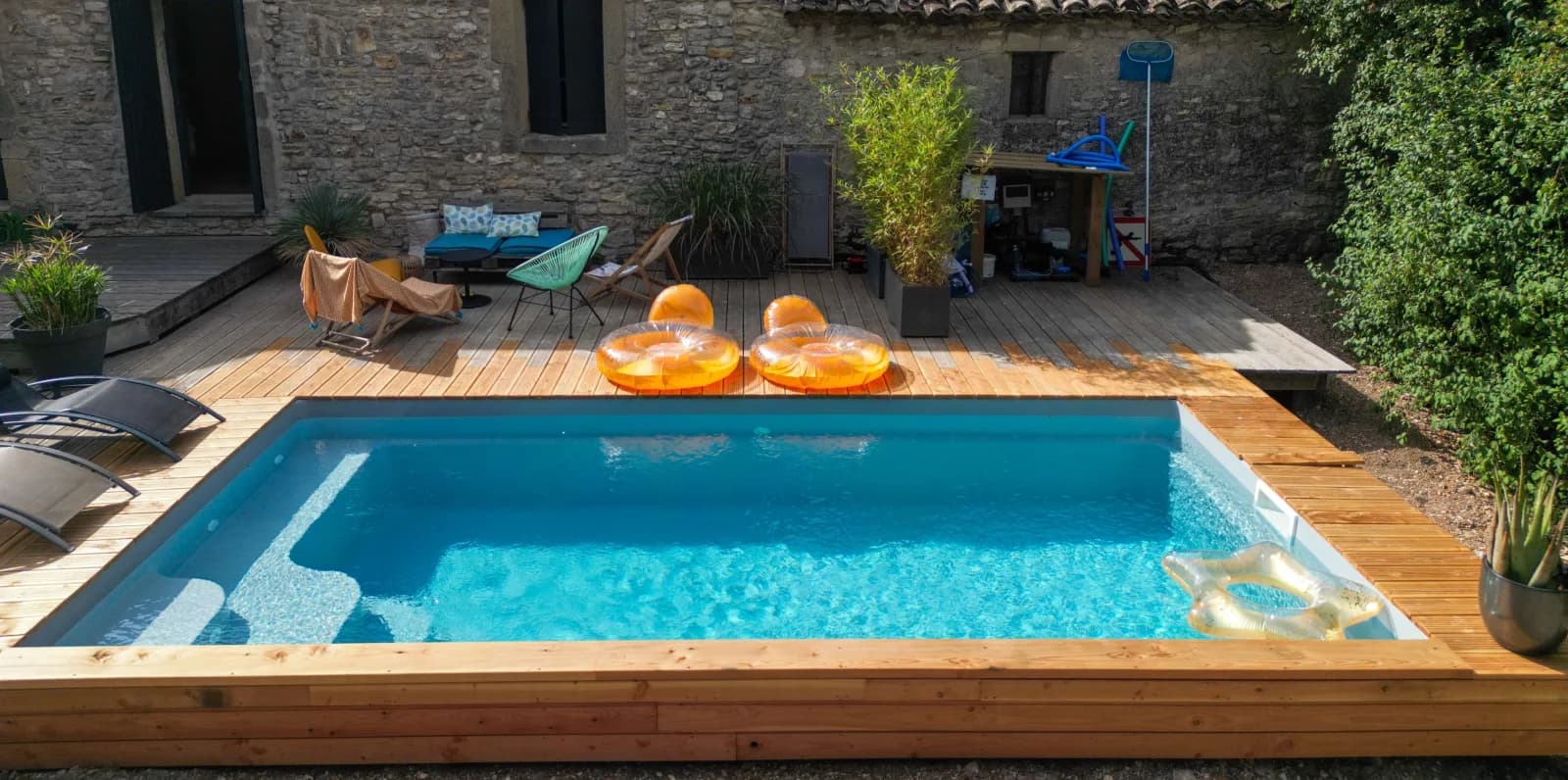 Espace Grande maison occitane en pierres, avec piscine de charme - 4