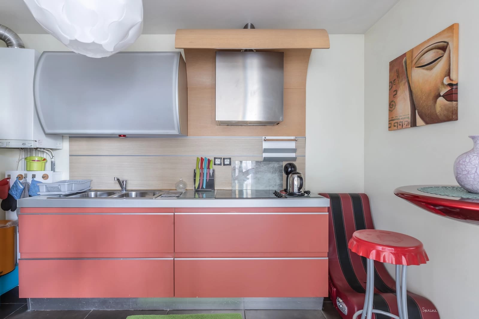 Kitchen in Apartment Lyon Part Dieu - 1
