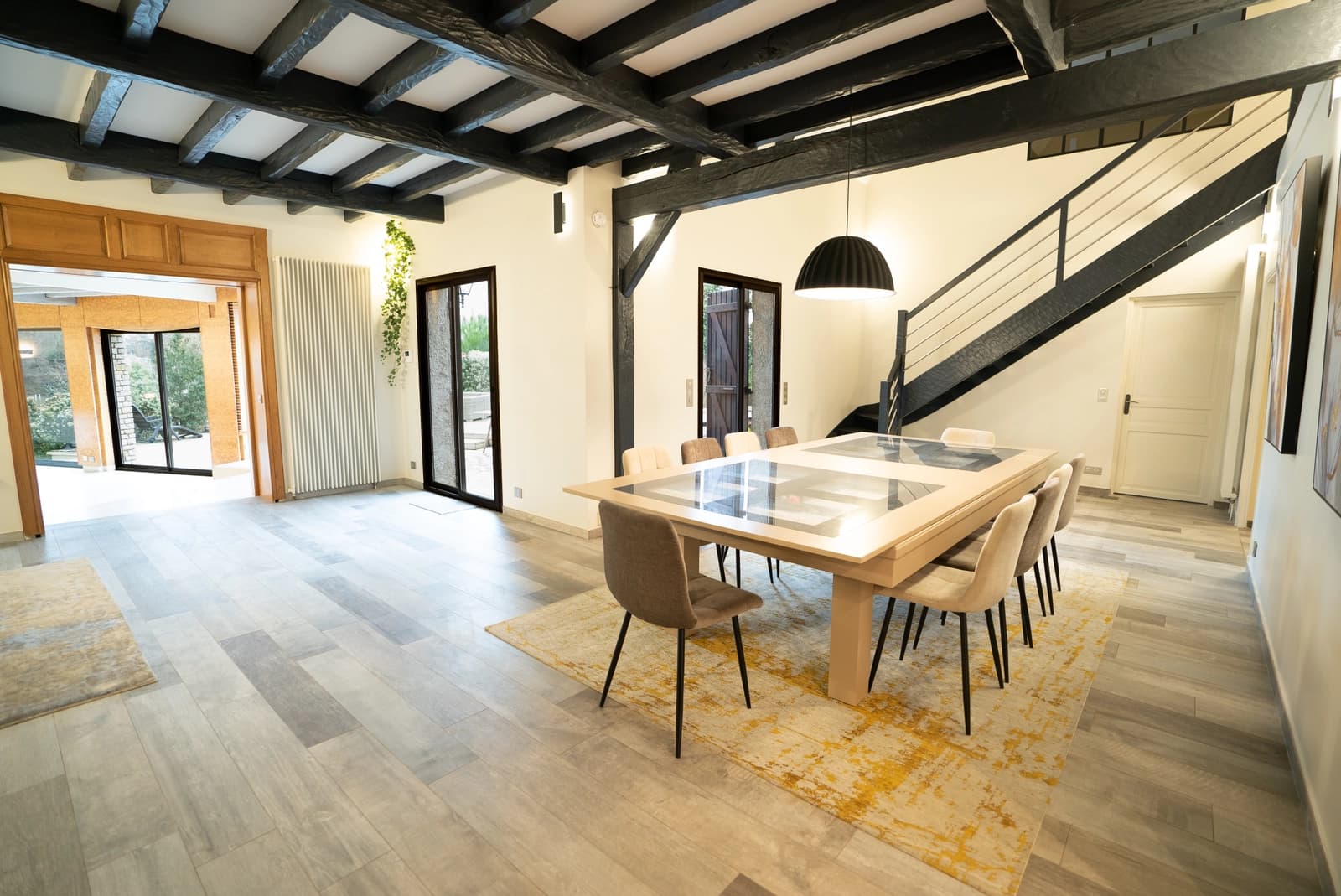Salle de réunion dans Élégante villa sur les rives pittoresques de la Seine - 1