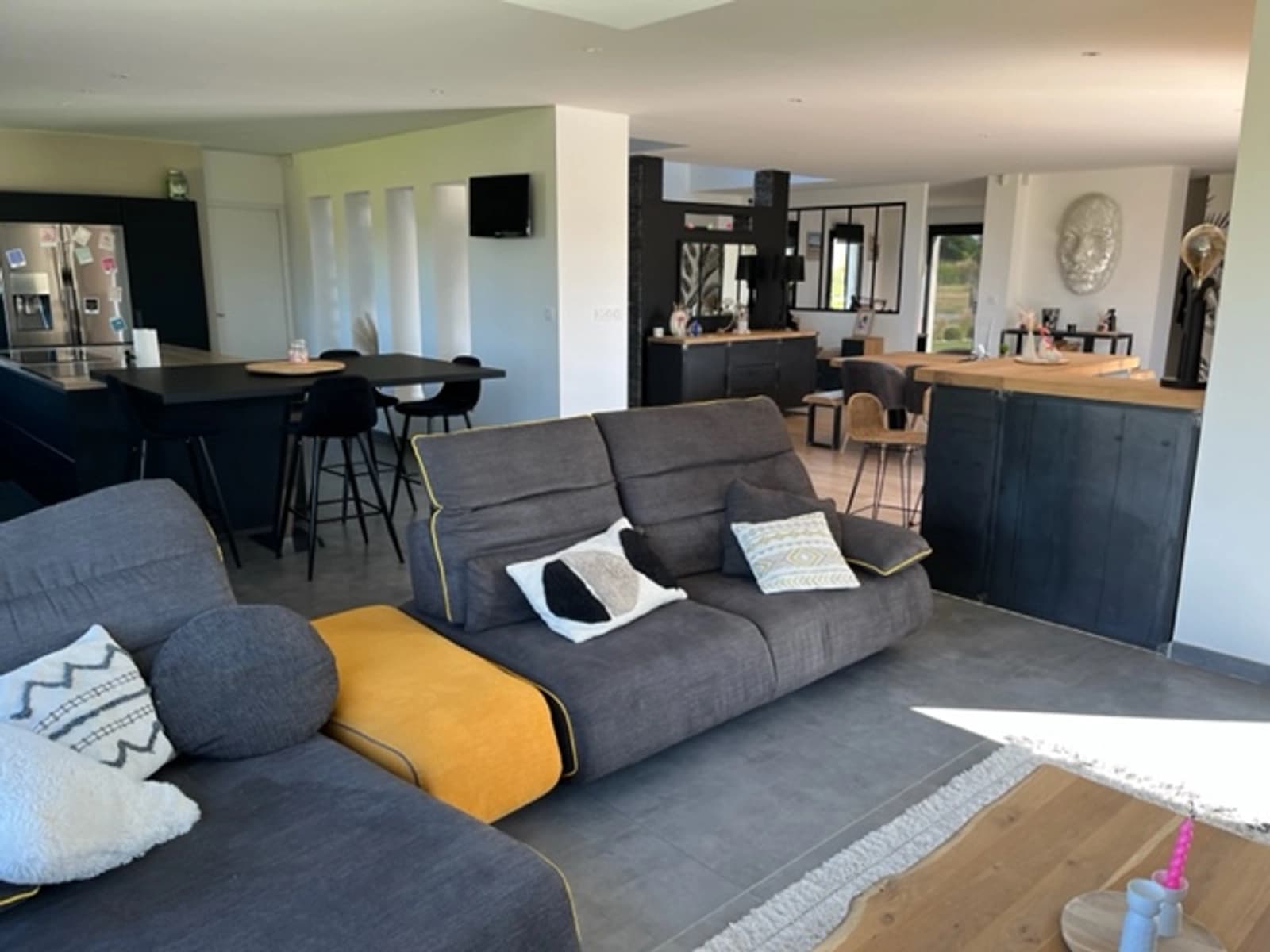 Salon dans Villa avec piscine privée et accès au golf - 1