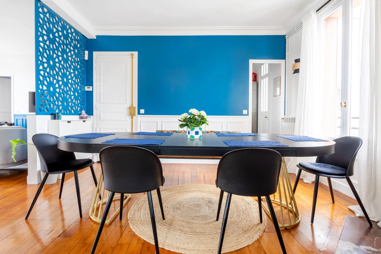 Salle de réunion dans Appartement style haussmannien en bordure de Marne - 1