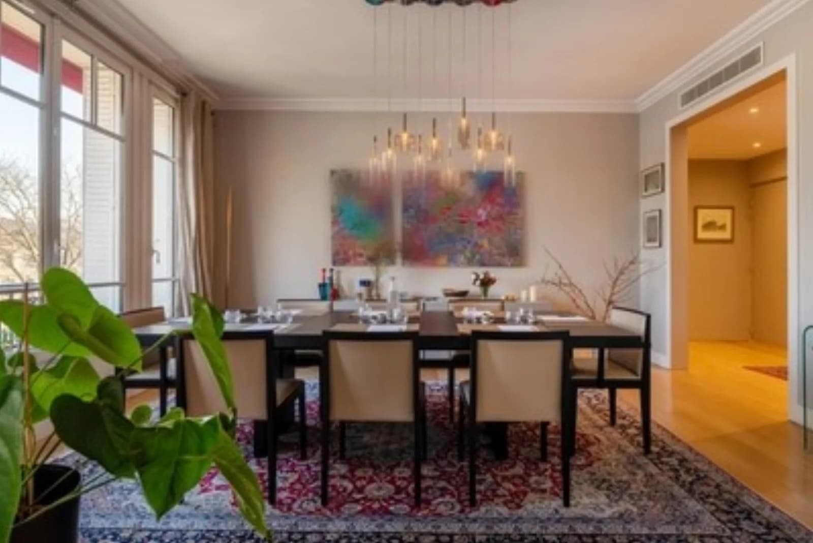 Salle de réunion dans Appartement accueillant près de l'École Militaire - 1