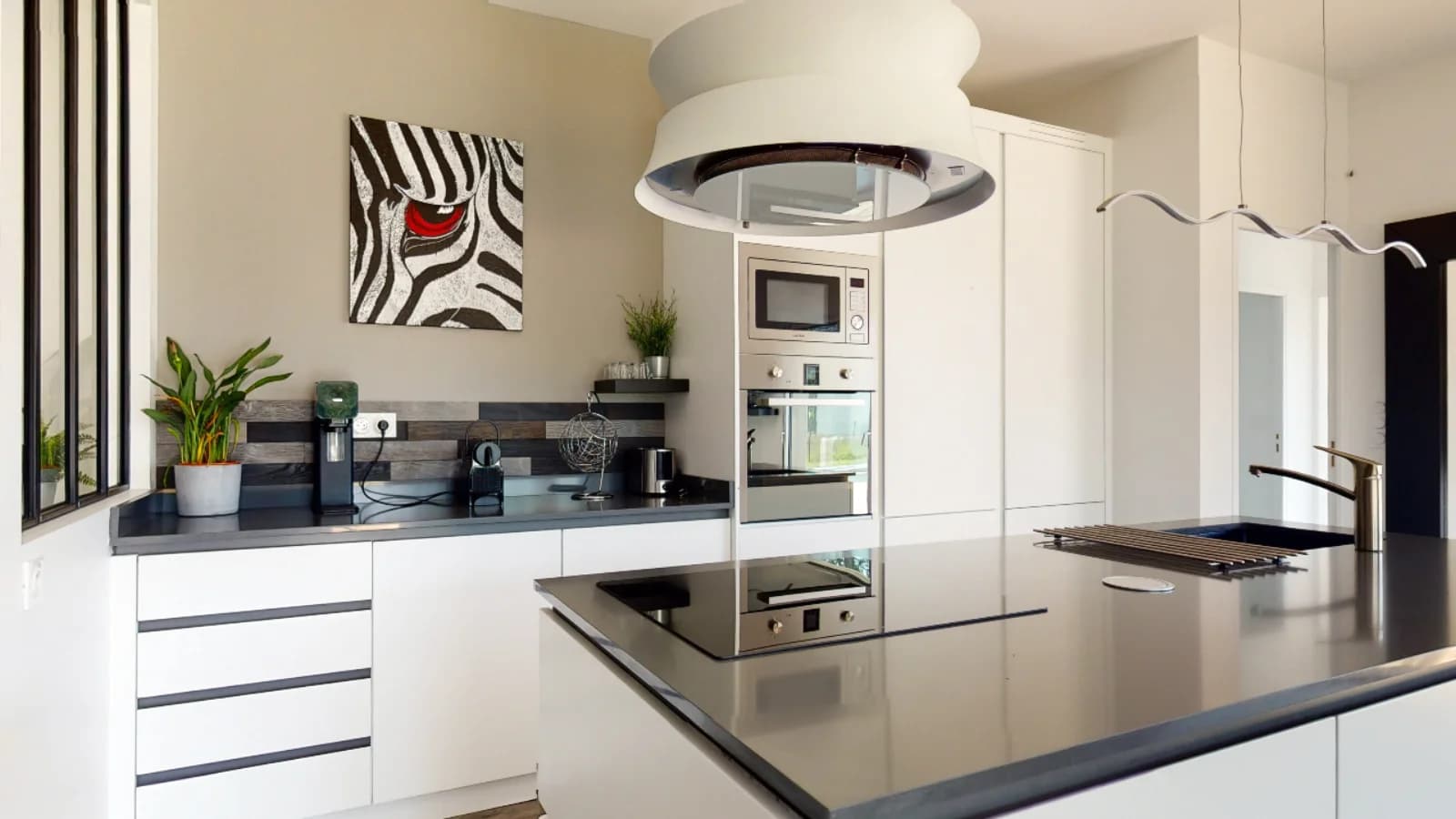 Kitchen in New contemporary house - 1