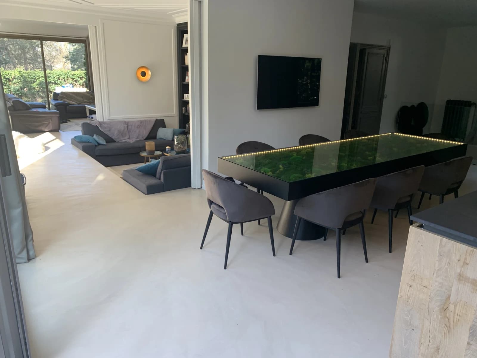 Salle de réunion dans Villa contemporaine unique face au lac des Ibis - 1
