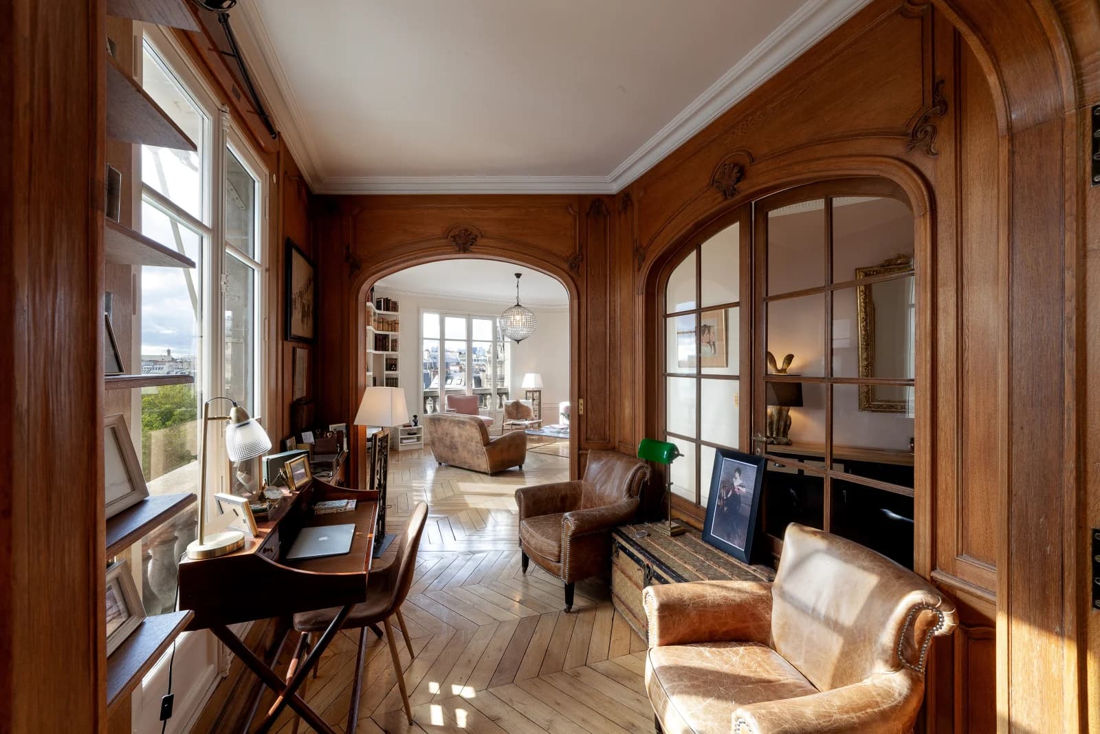 Salle de réunion dans L'élégance d'un magnifique appartement haussmannien - 1