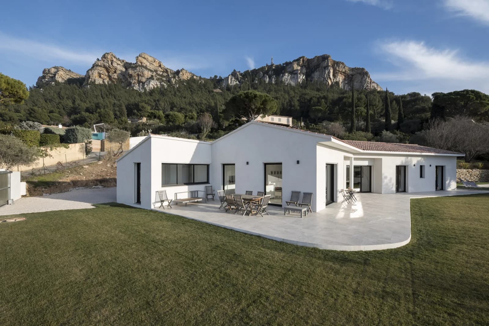 Salle de réunion dans Villa à Cassis offrant une vue réellement exceptionnelle - 1