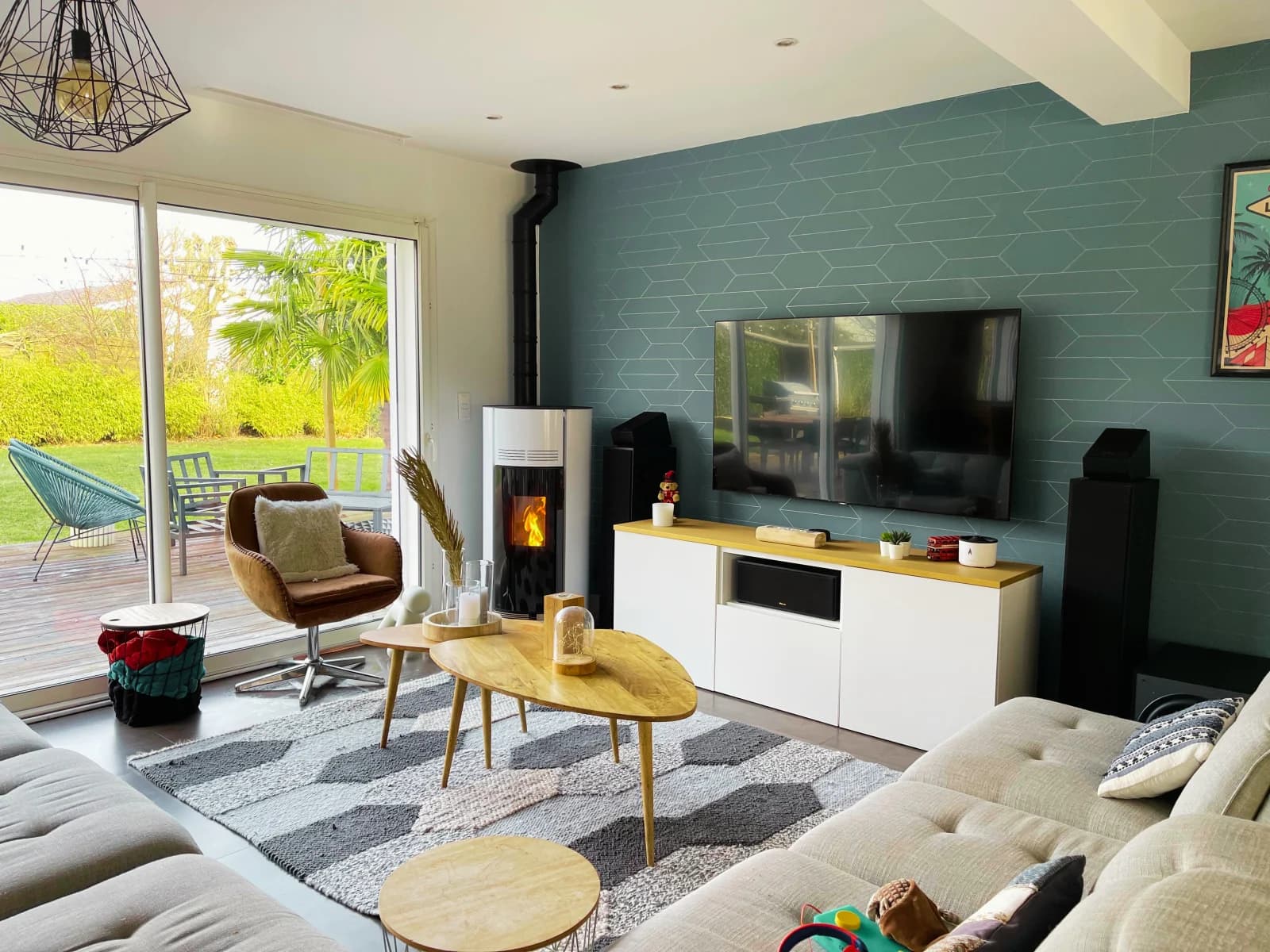 Espace Maison dans résidence américaine avec pergola ombragée - 2